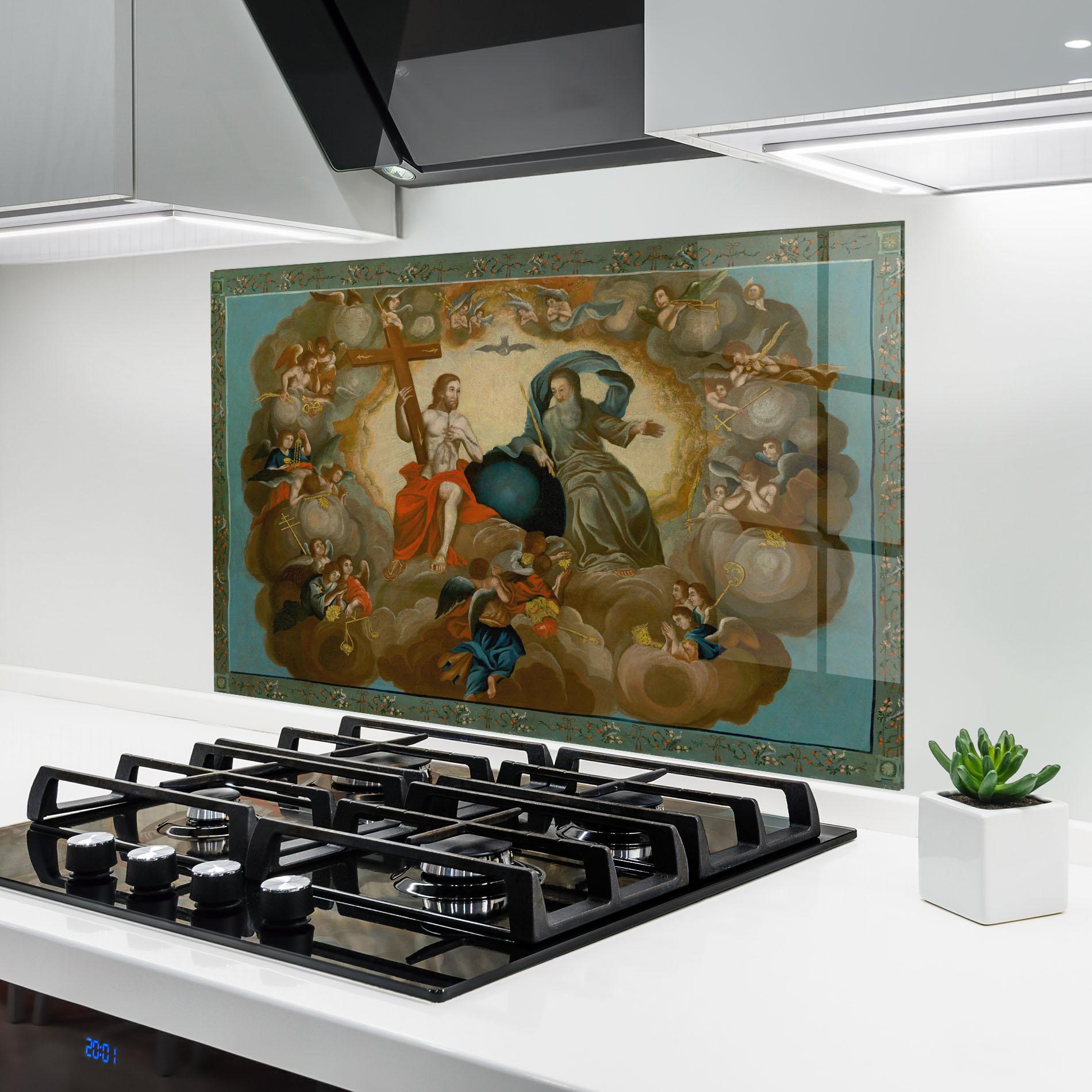 Konyhai üveg hátfal Right Hand Cross mockup 6