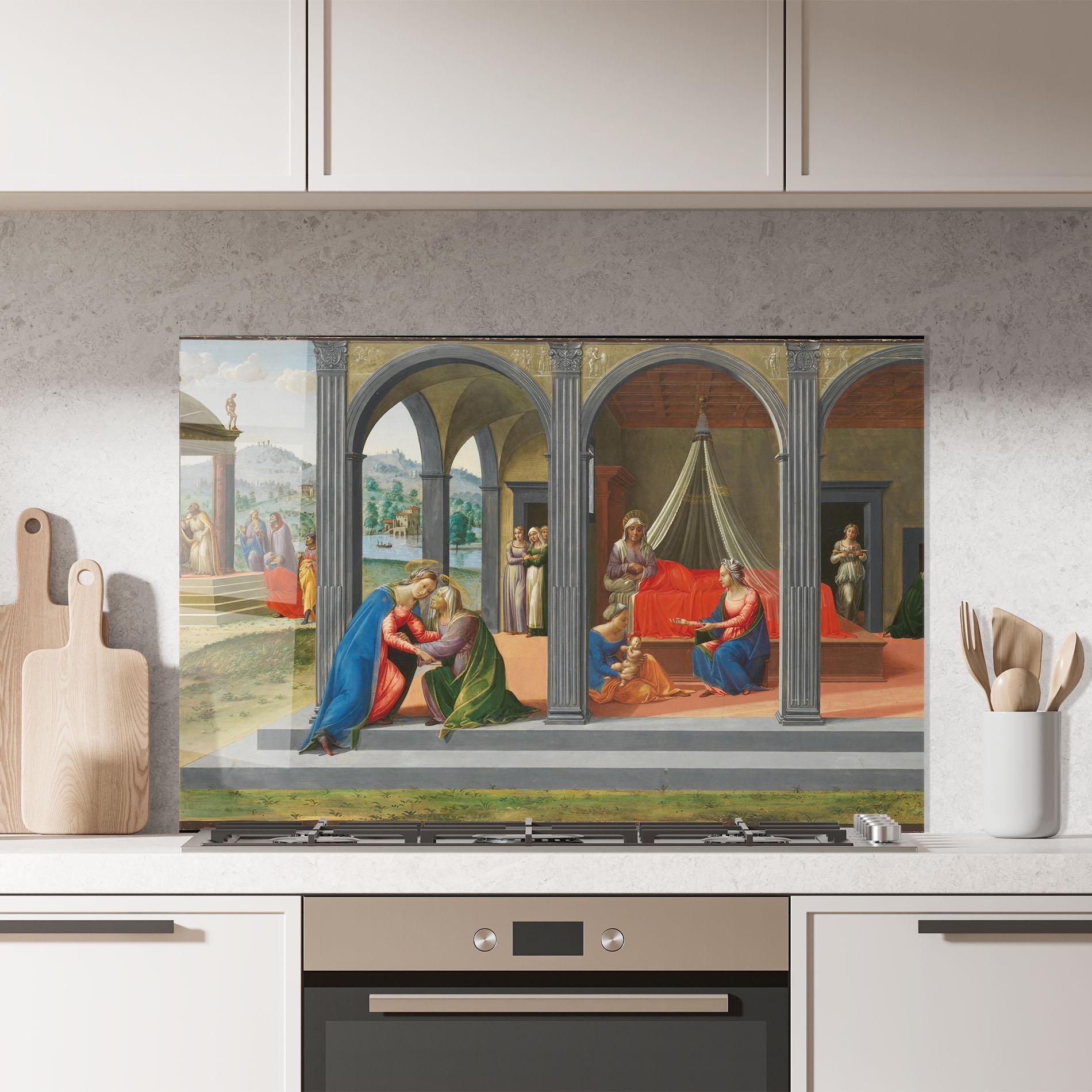 Konyhai üveg hátfal Divine Building mockup 7