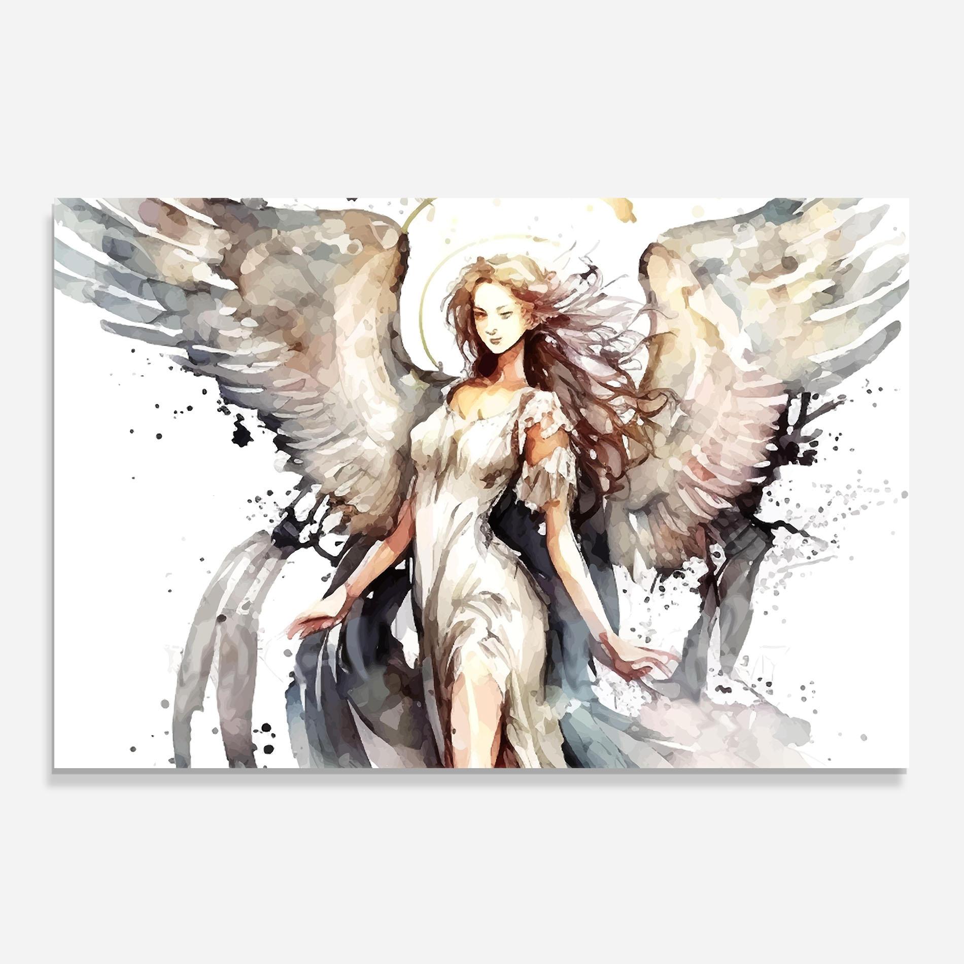 Konyhai üveg hátfal Angel Lady mockup 0