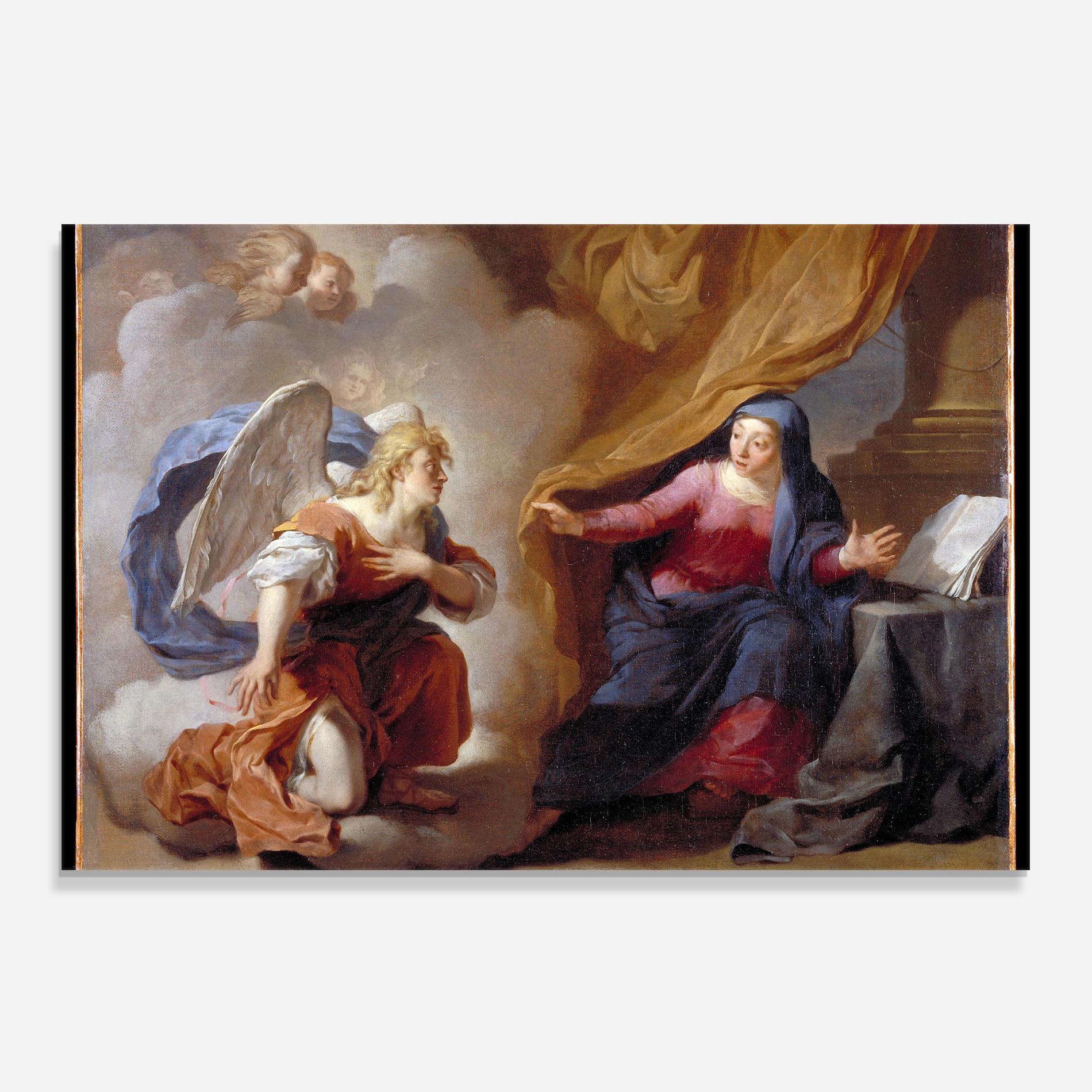 Konyhai üveg hátfal Painting Old Angel mockup 0