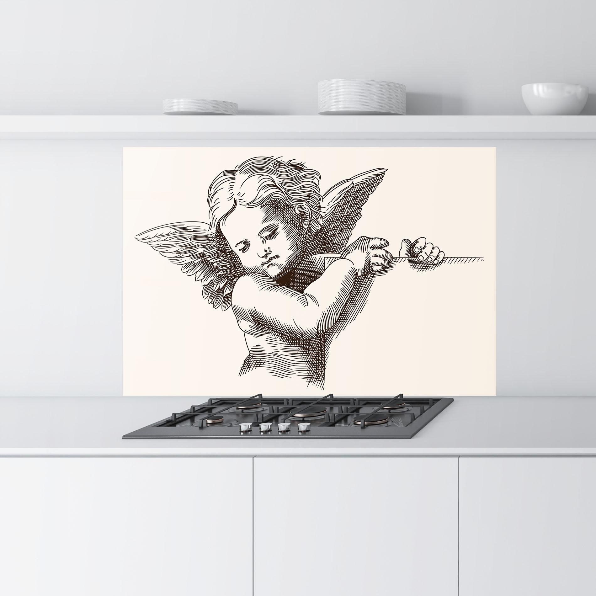 Konyhai üveg hátfal Small Angel mockup 9