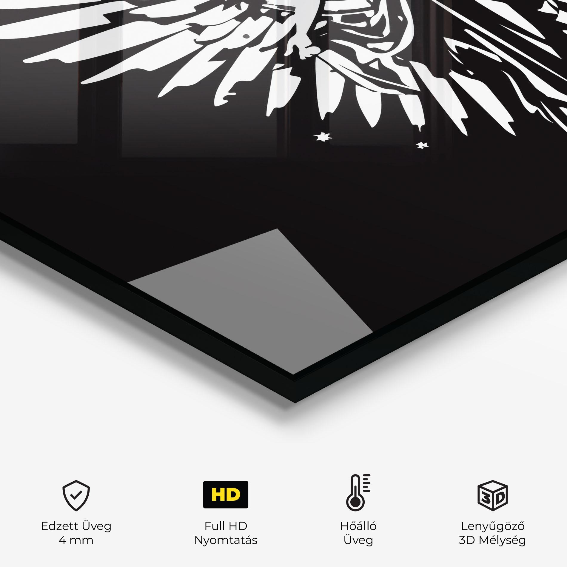 Konyhai üveg hátfal Jewels Angel mockup 2