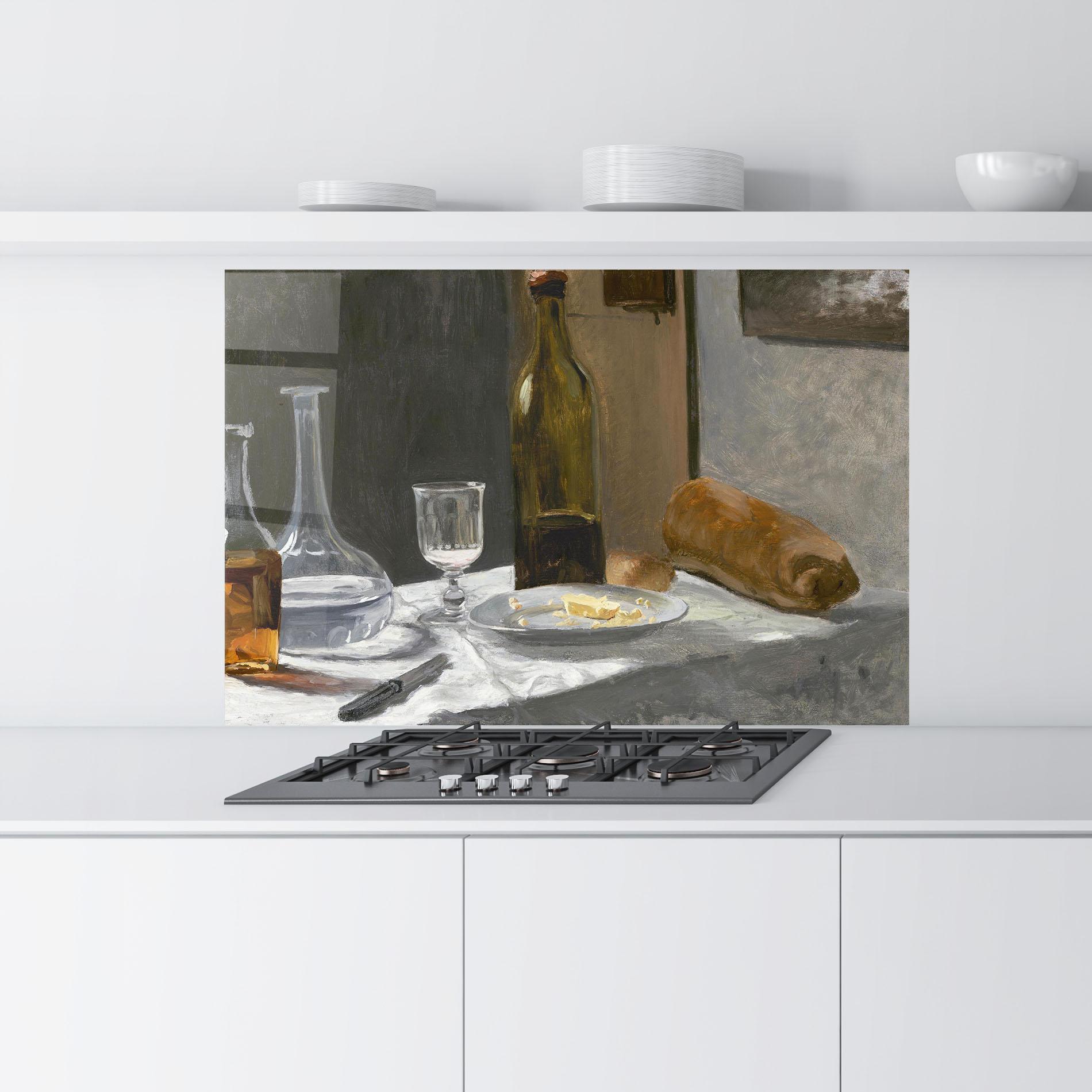 Konyhai üveg hátfal Still Life With Bottle mockup 9