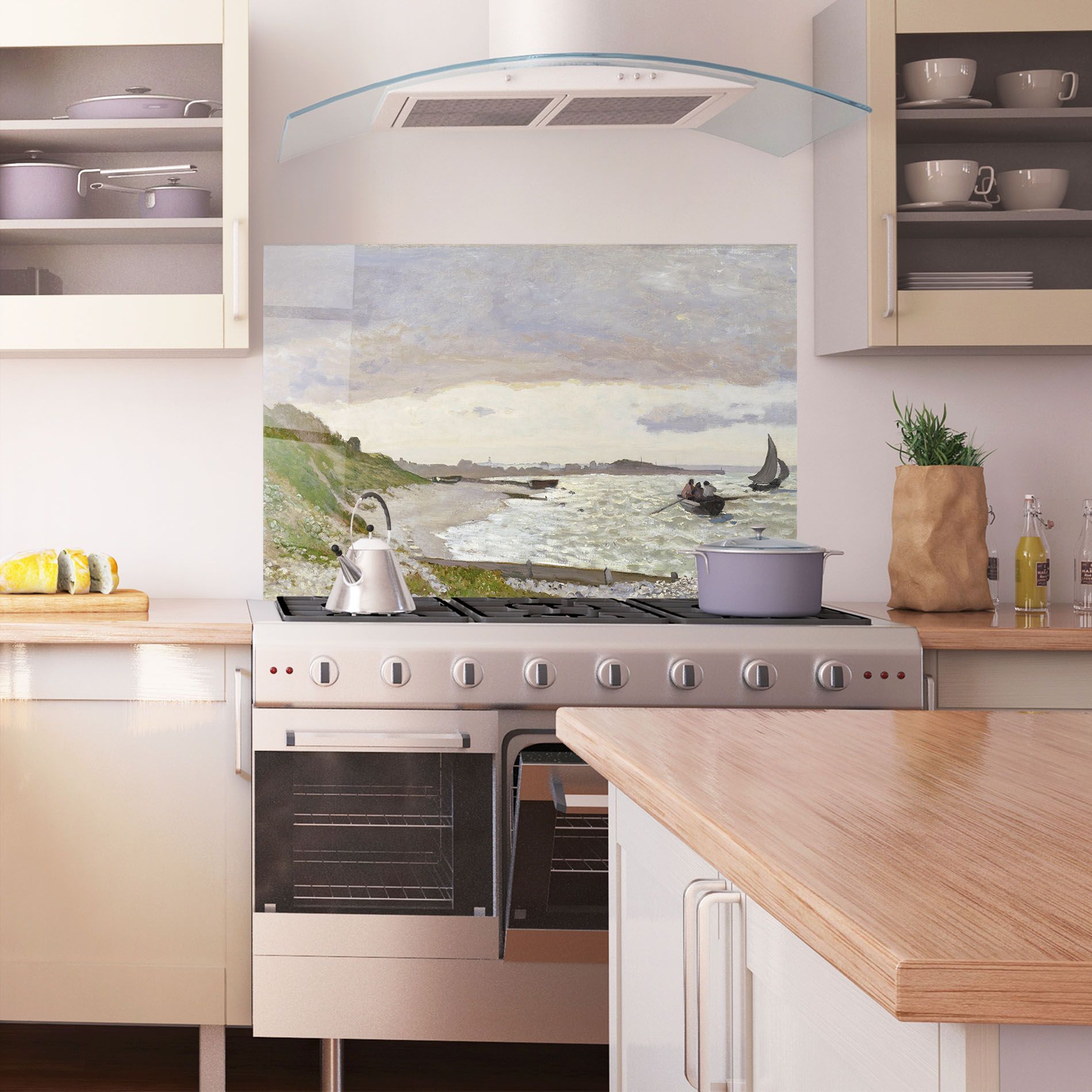 Seashore At Sainte Adresse mockup 1