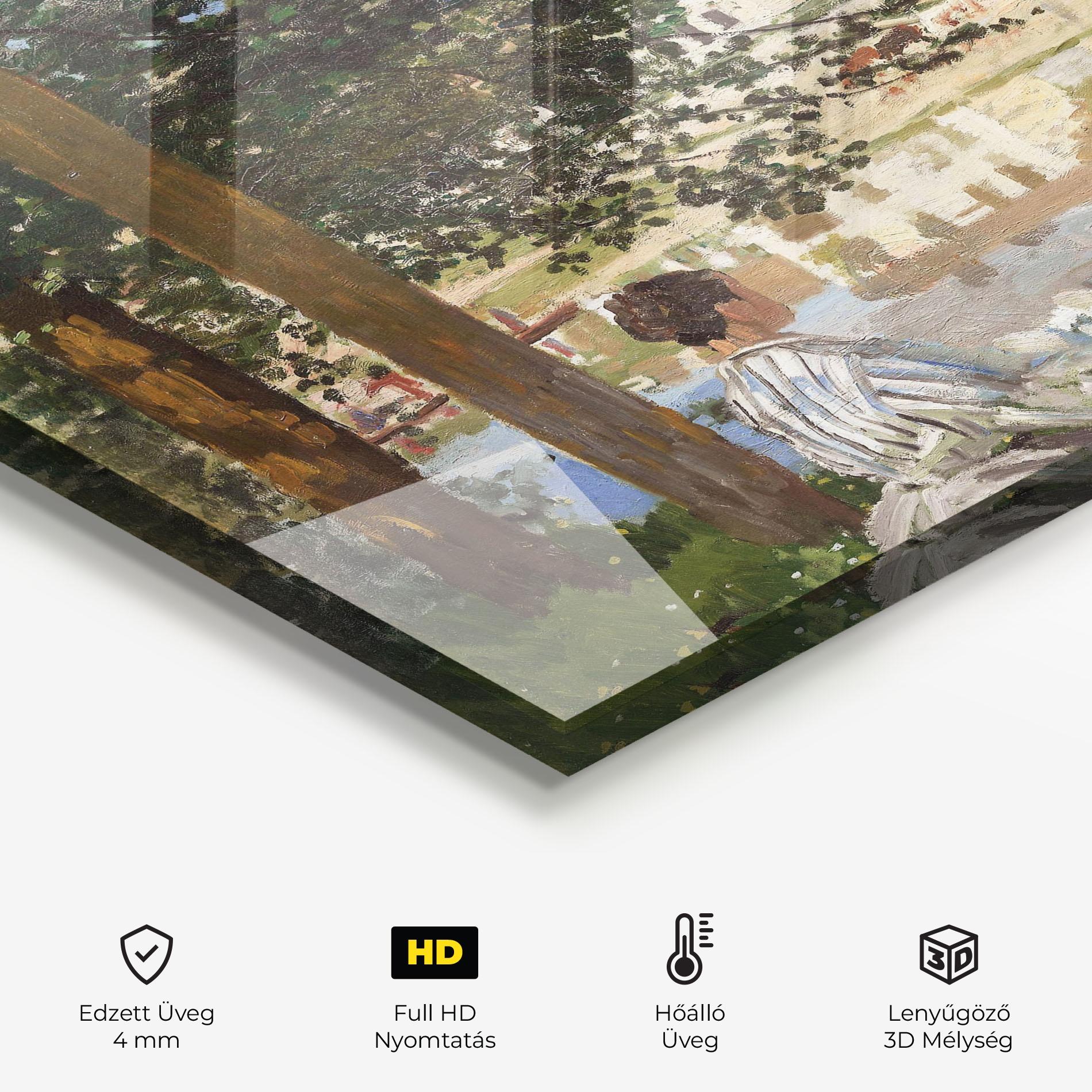 Konyhai üveg hátfal On The Bank Of The Seine mockup 2