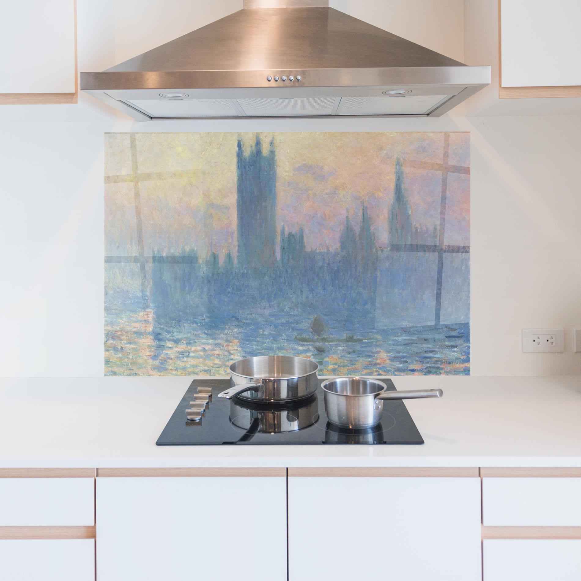 Konyhai üveg hátfal Houses Of Parliament mockup 5