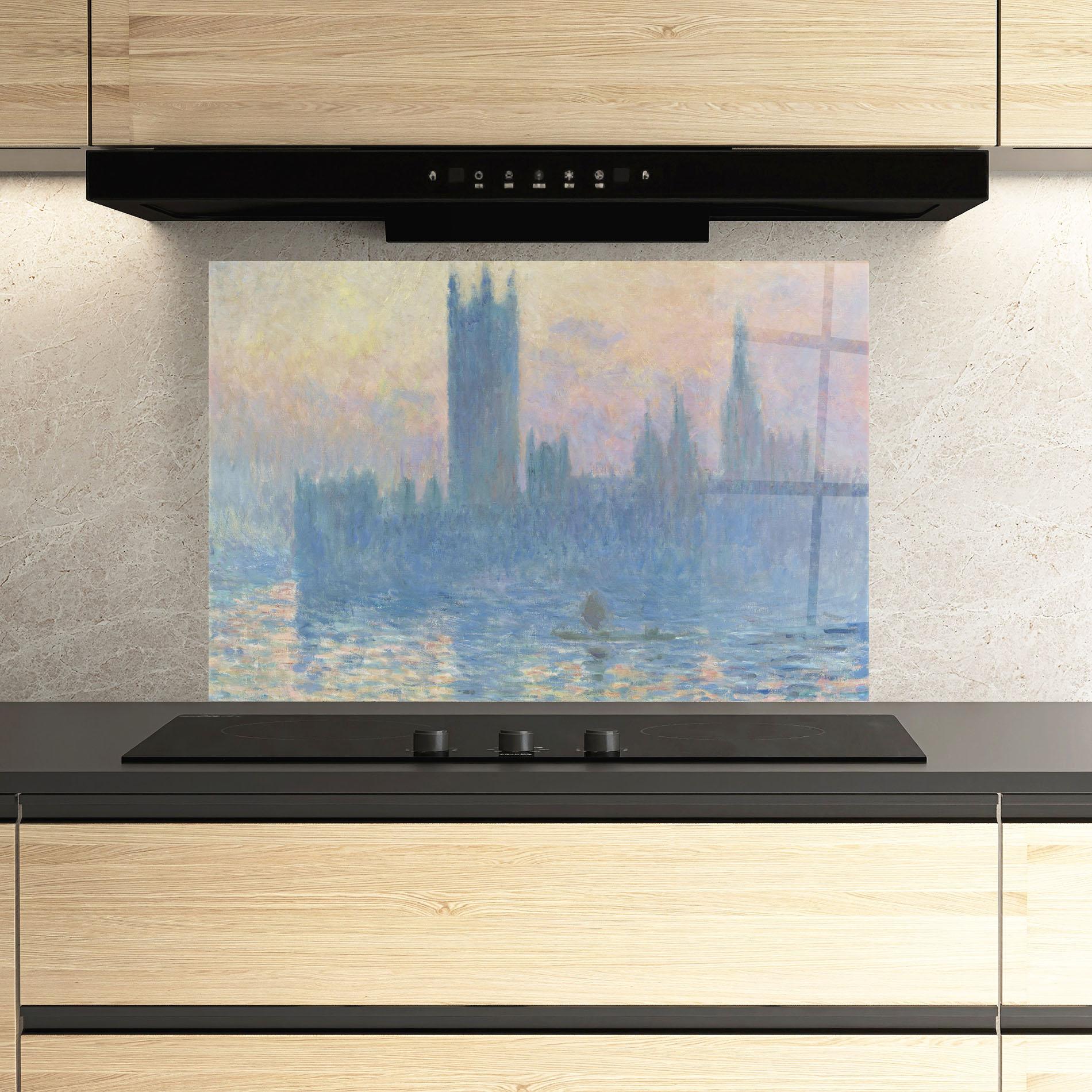 Konyhai üveg hátfal Houses Of Parliament mockup 3