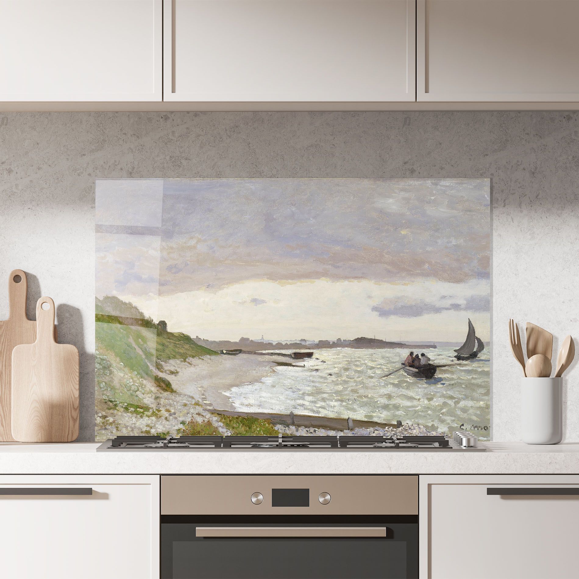 Seashore At Sainte Adresse mockup 7