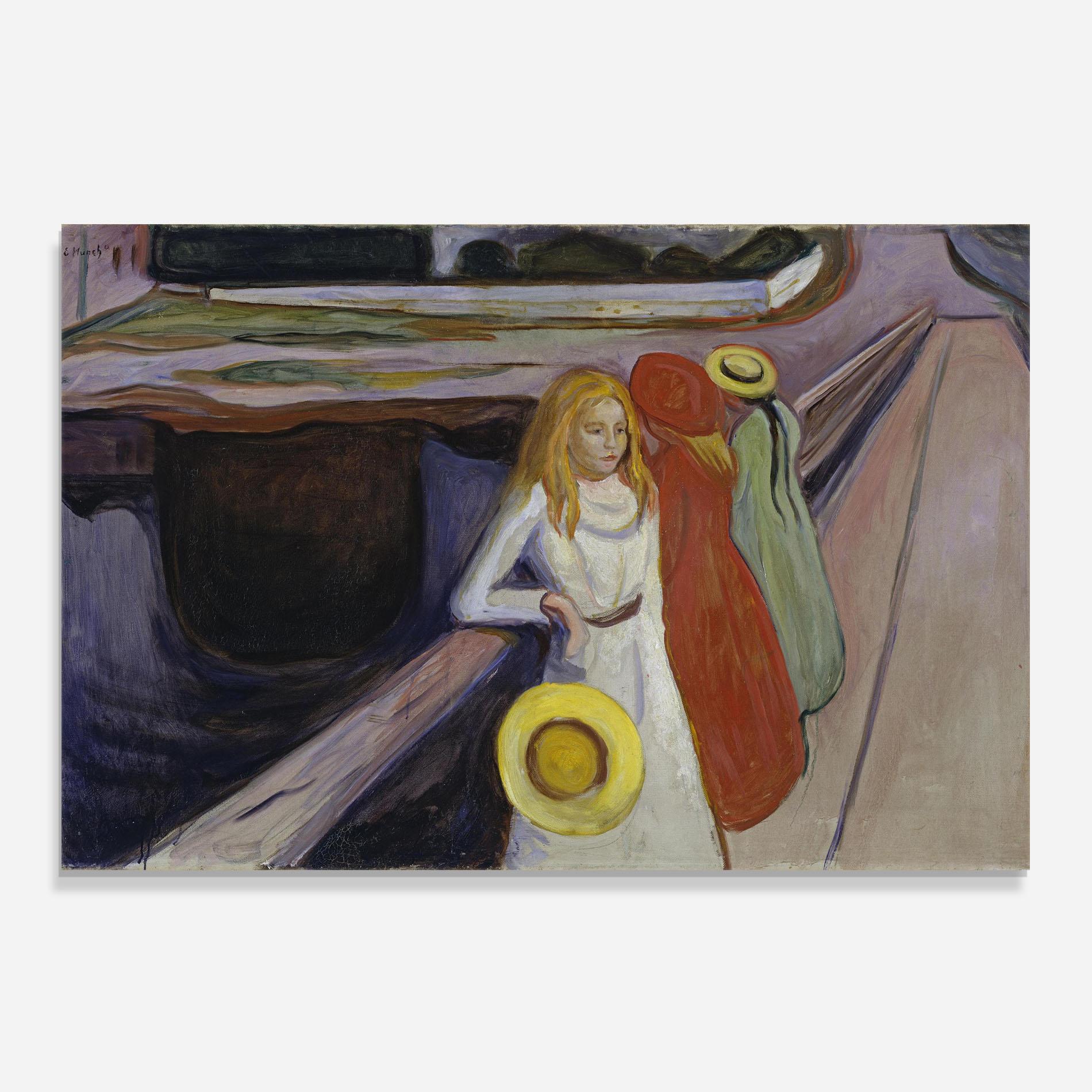 Konyhai üveg hátfal Bridge Girls mockup 0