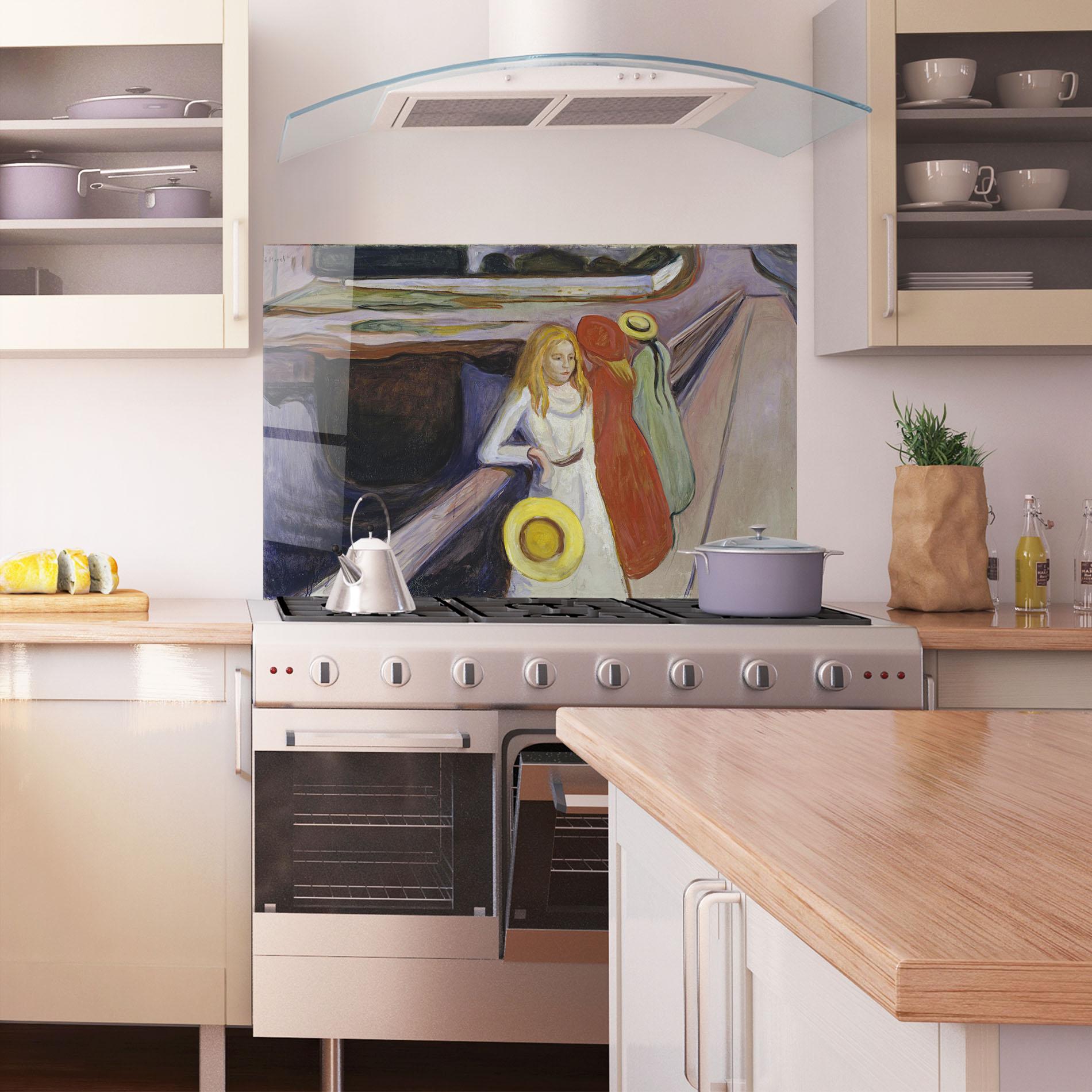 Konyhai üveg hátfal Bridge Girls mockup 1