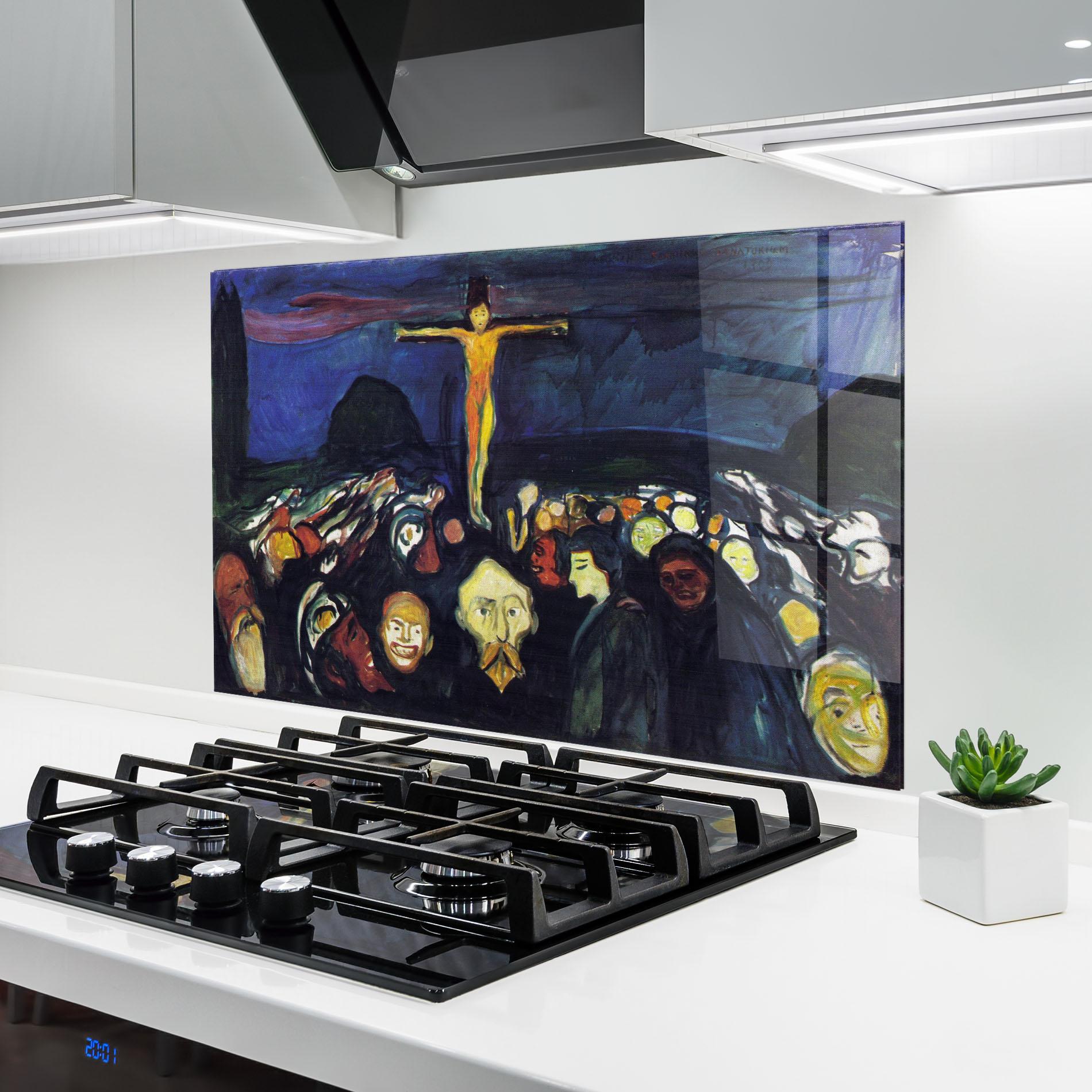 Konyhai üveg hátfal Golgotha mockup 6