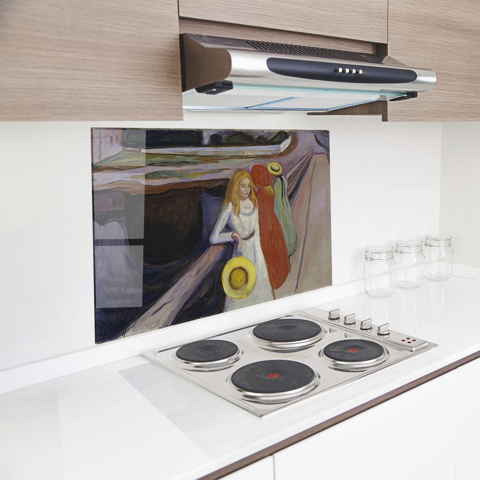 Konyhai üveg hátfal Bridge Girls mockup 8