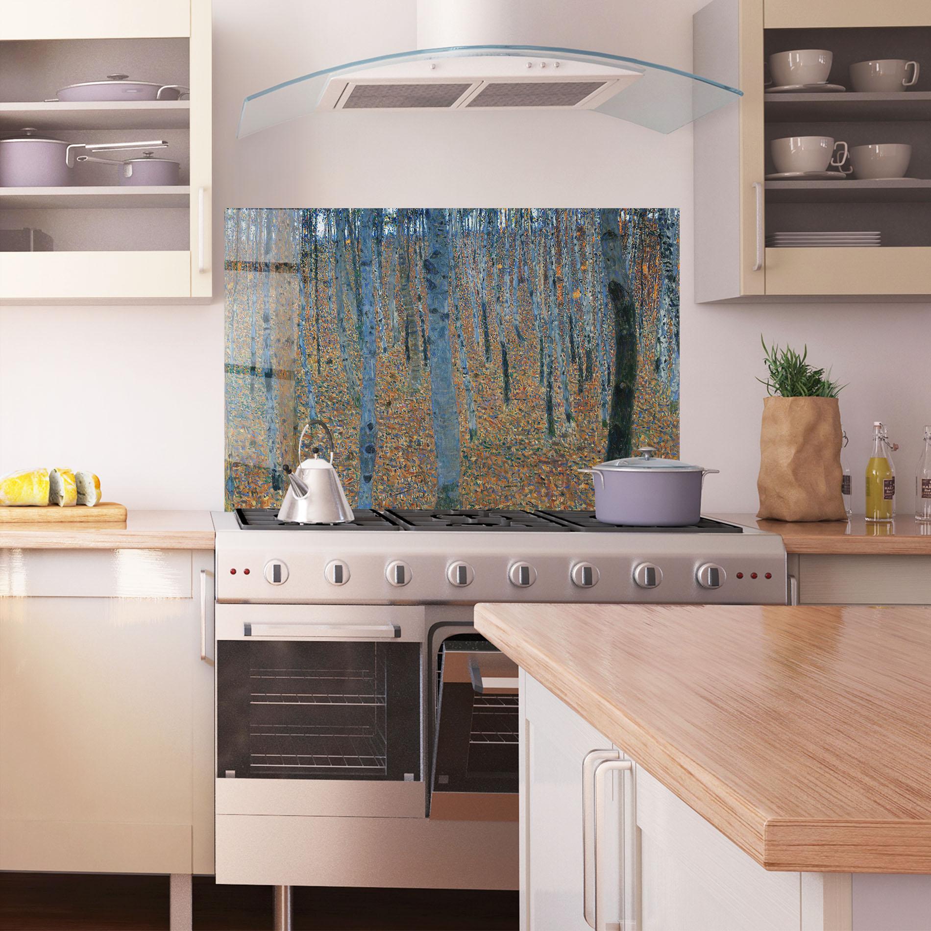 Konyhai üveg hátfal Beech Grove mockup 1