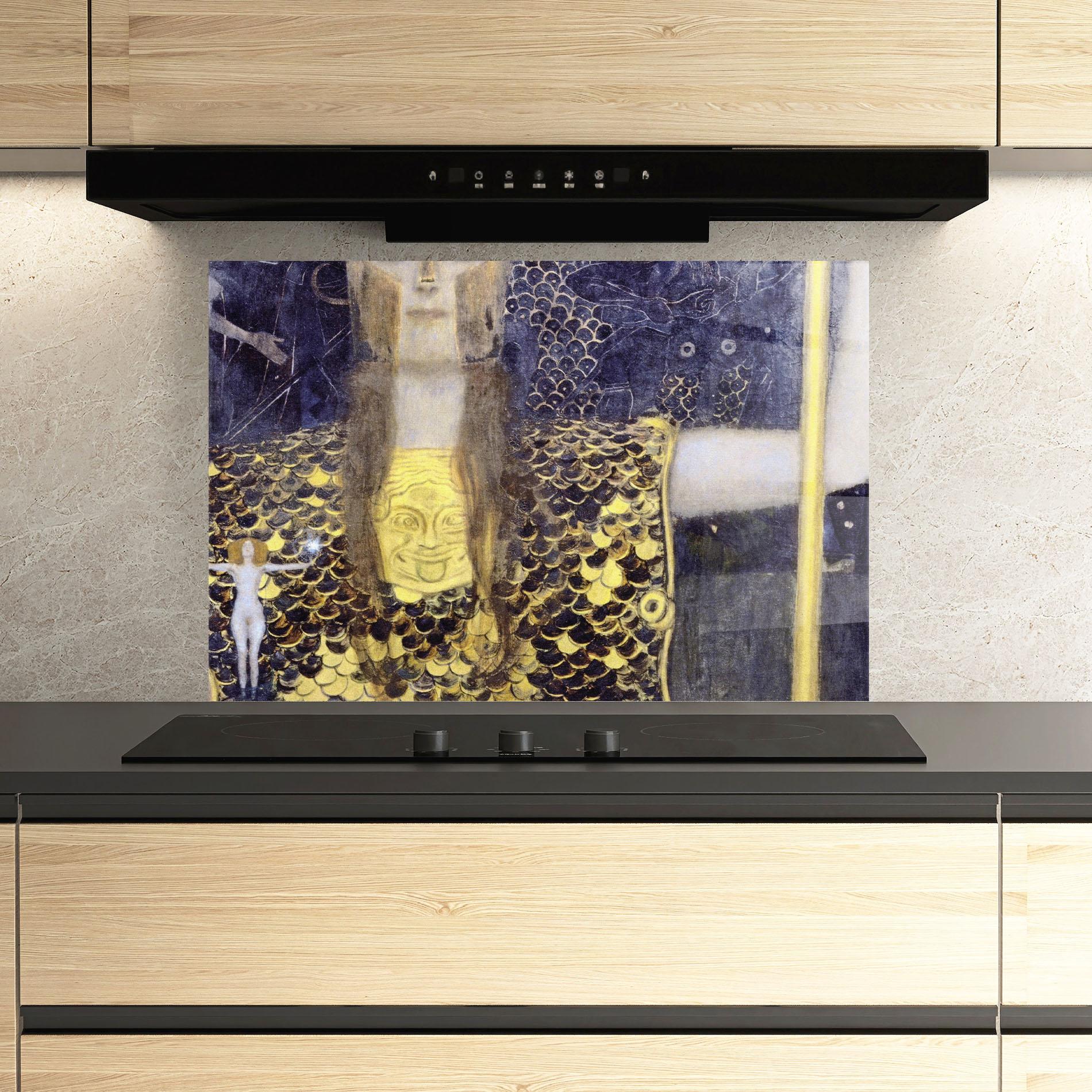 Konyhai üveg hátfal Pallas Athena mockup 3