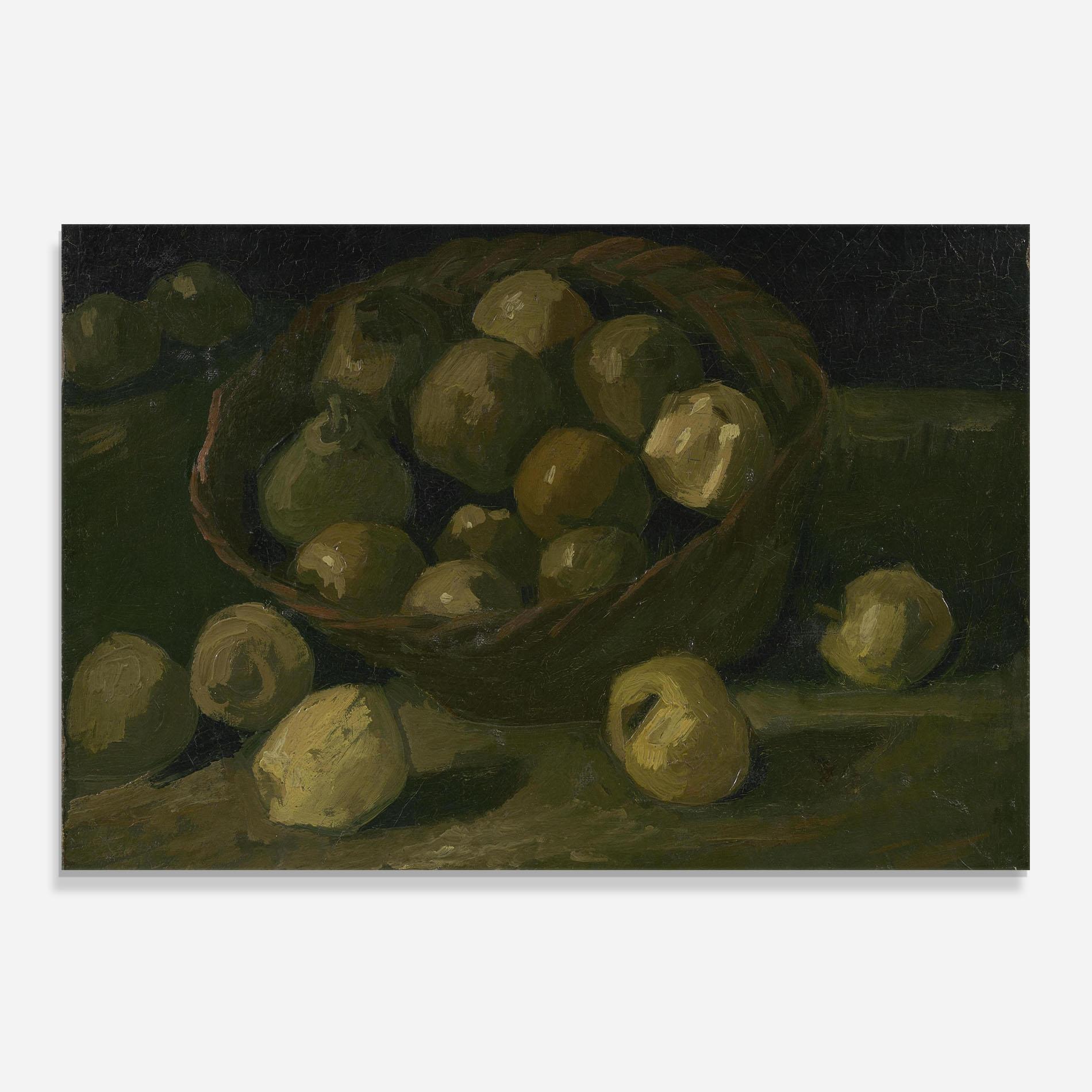 Konyhai üveg hátfal Mand Met Appels mockup 0