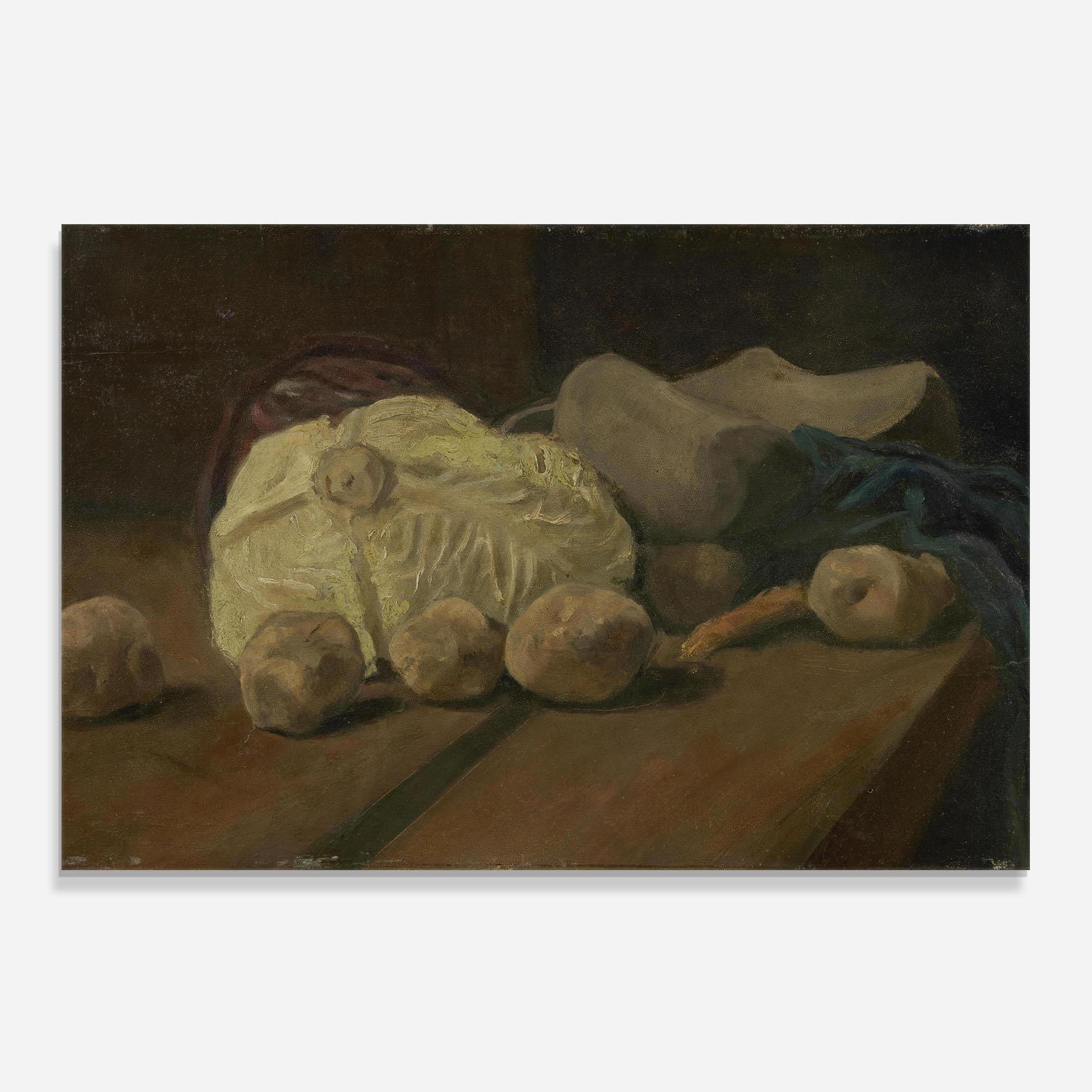 Konyhai üveg hátfal Stilleven Met Kool mockup 0