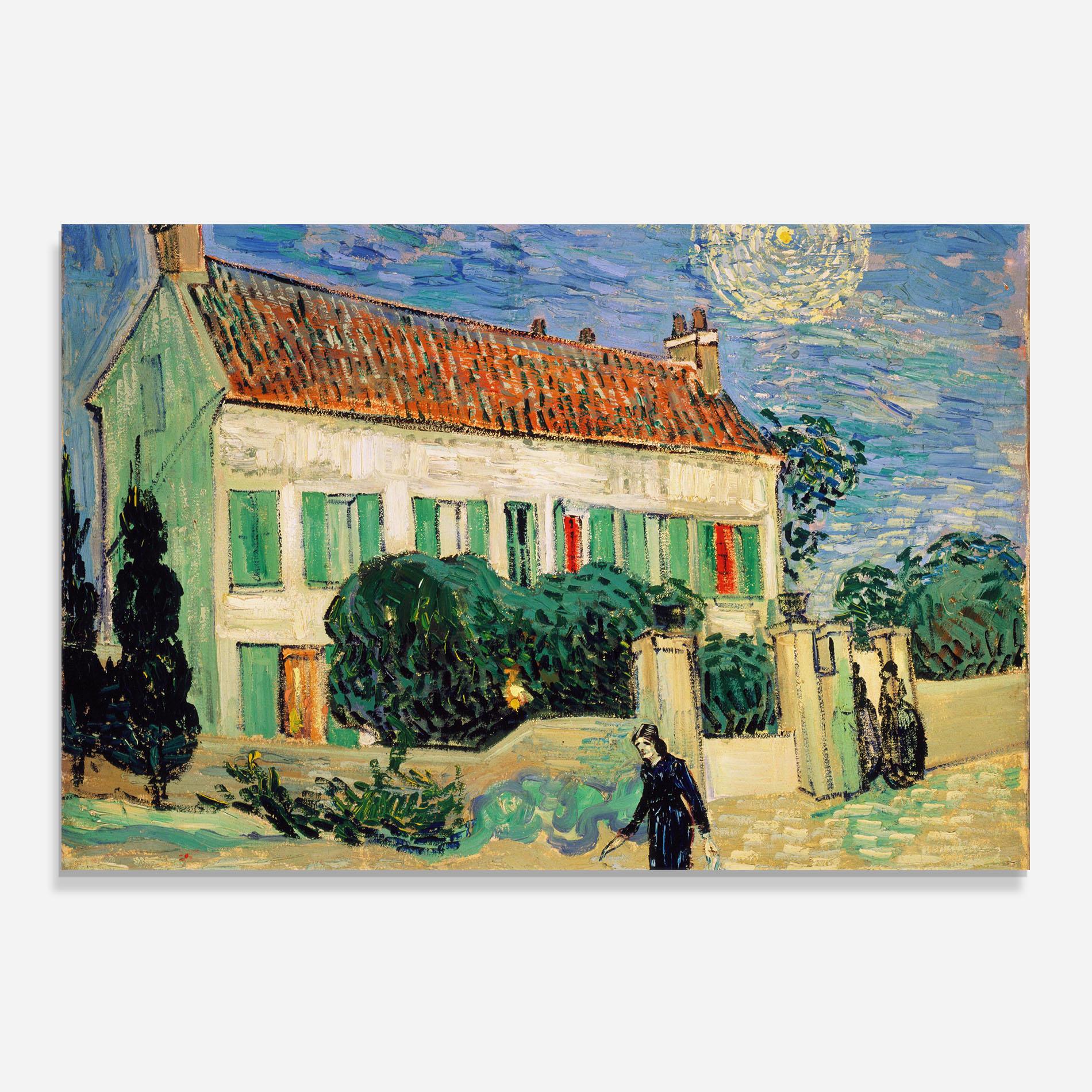 Konyhai üveg hátfal White House Night mockup 0