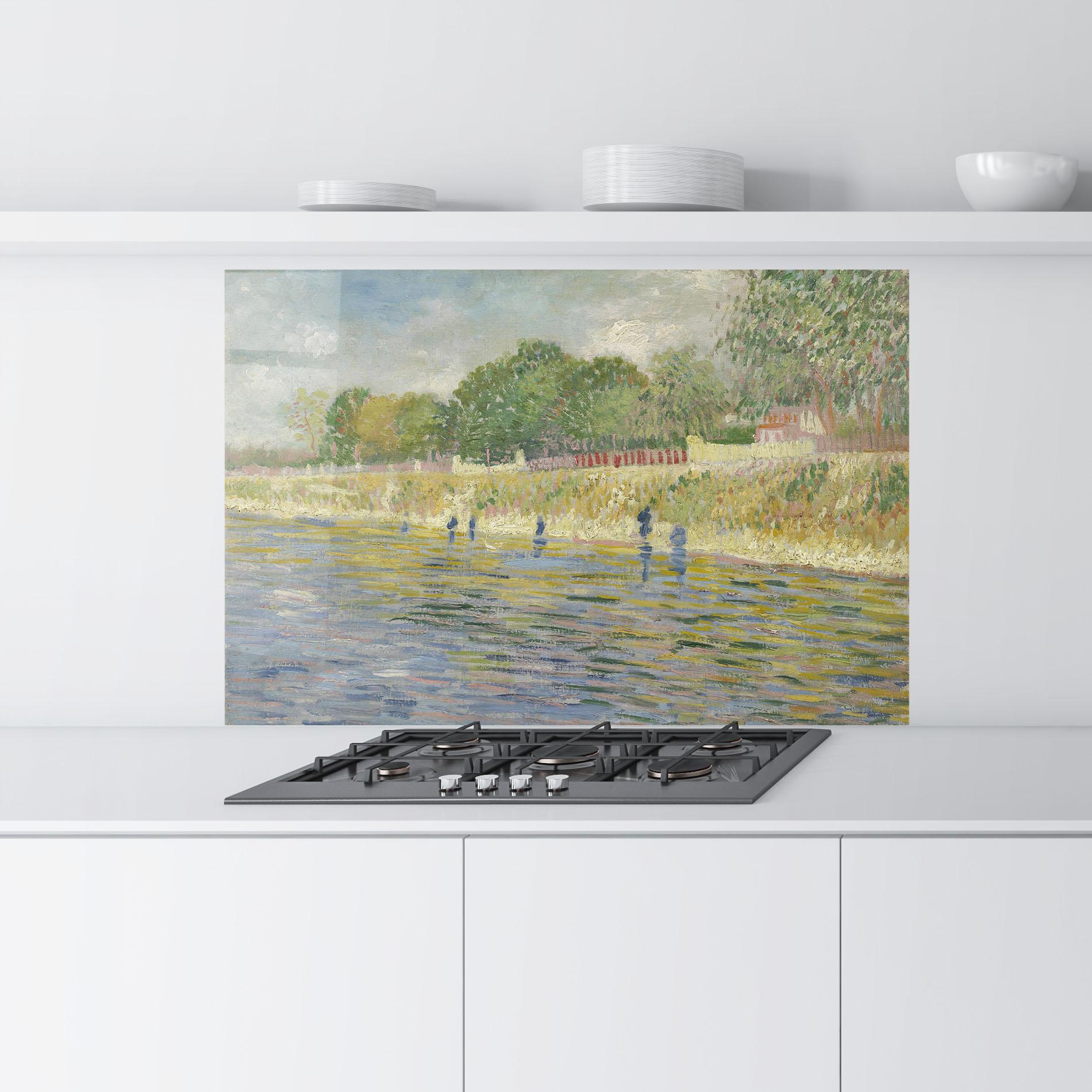 Konyhai üveg hátfal Oever Van De Seine mockup 9