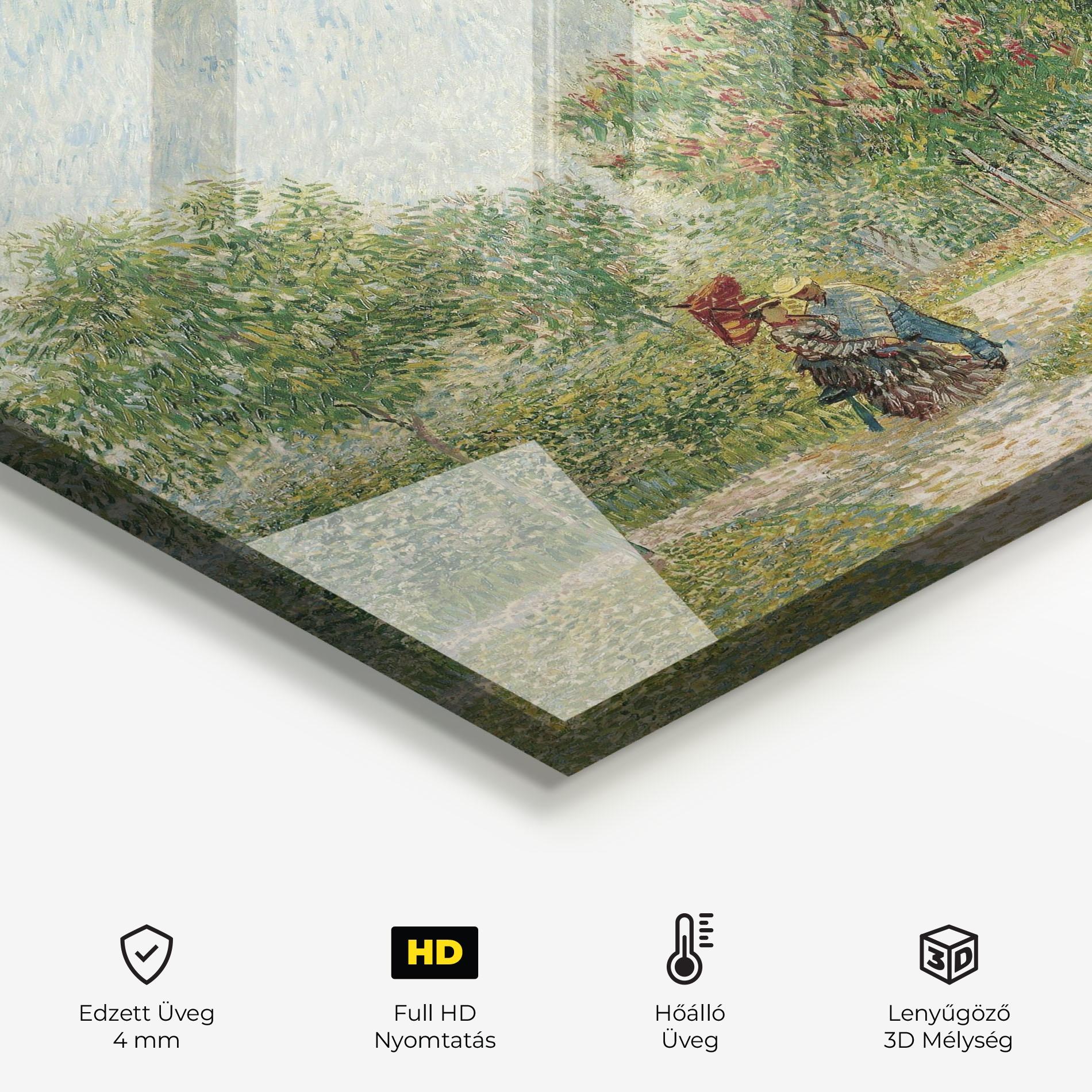 Konyhai üveg hátfal Montmartre Met Geliefden mockup 2