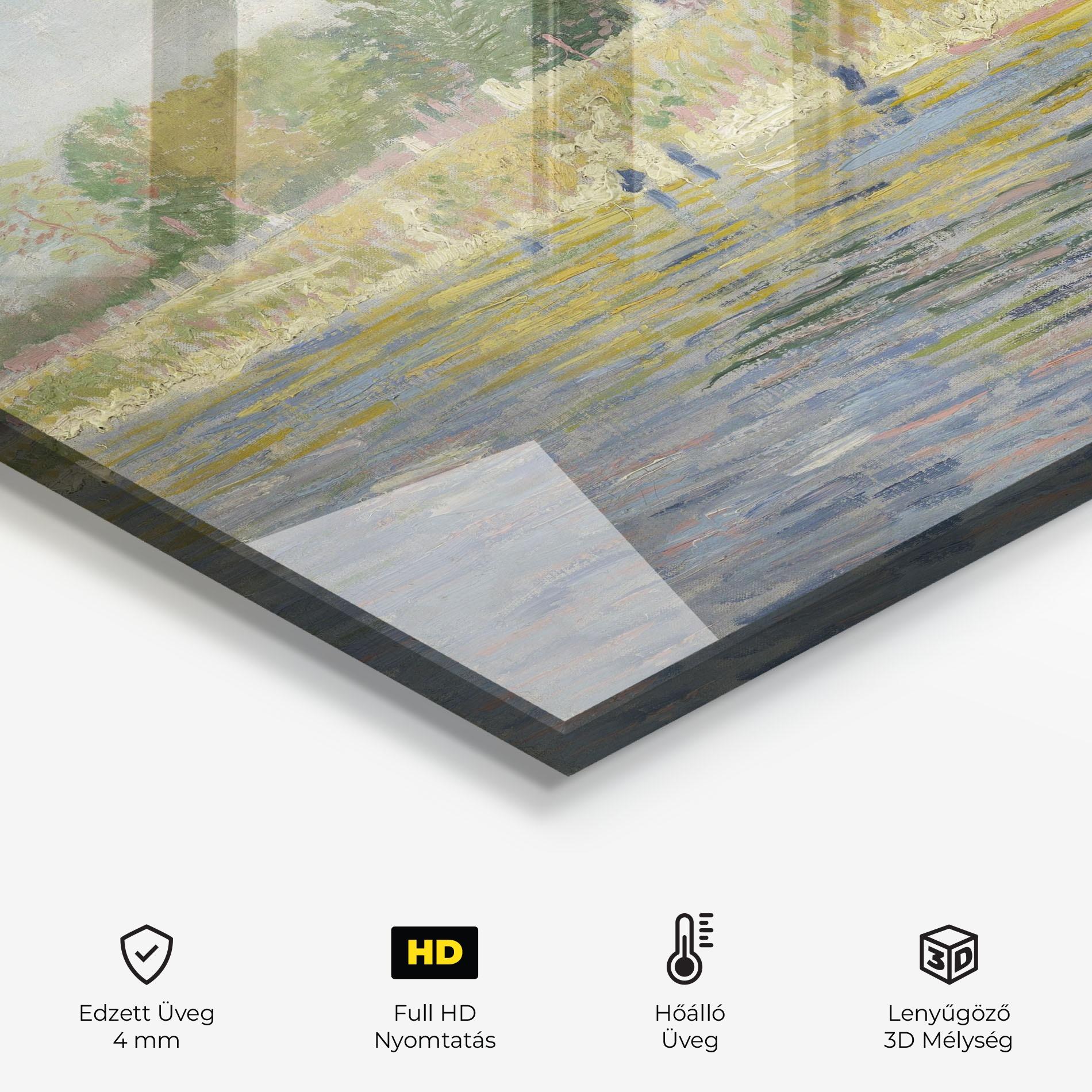 Konyhai üveg hátfal Oever Van De Seine mockup 2