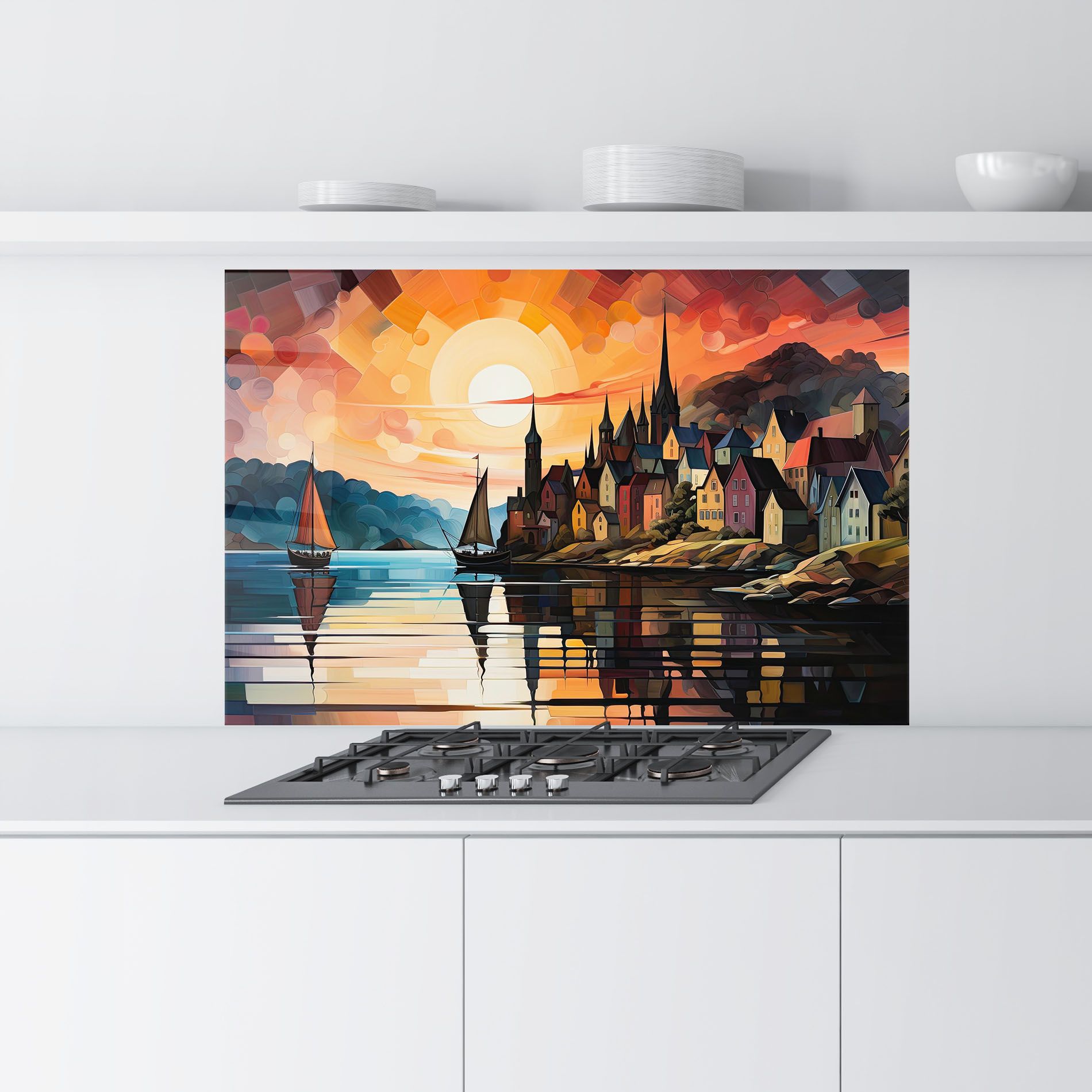 Castle Painting mockup 9