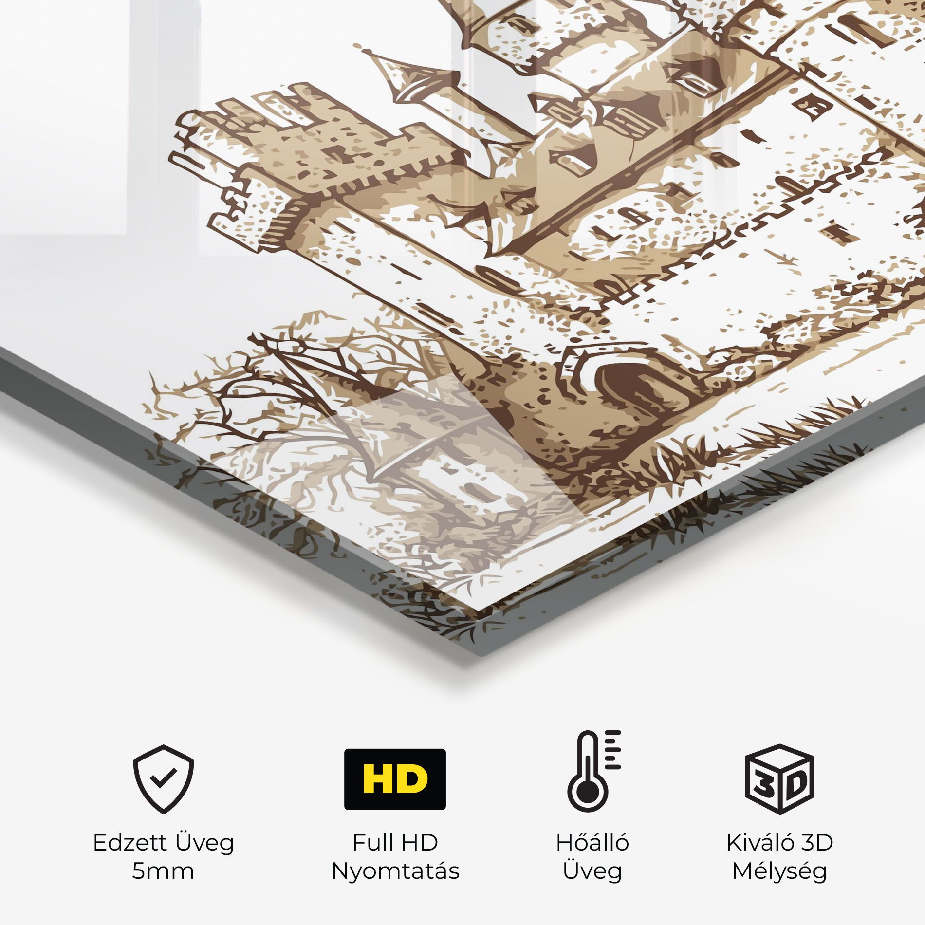 Brown Line Castle mockup 2