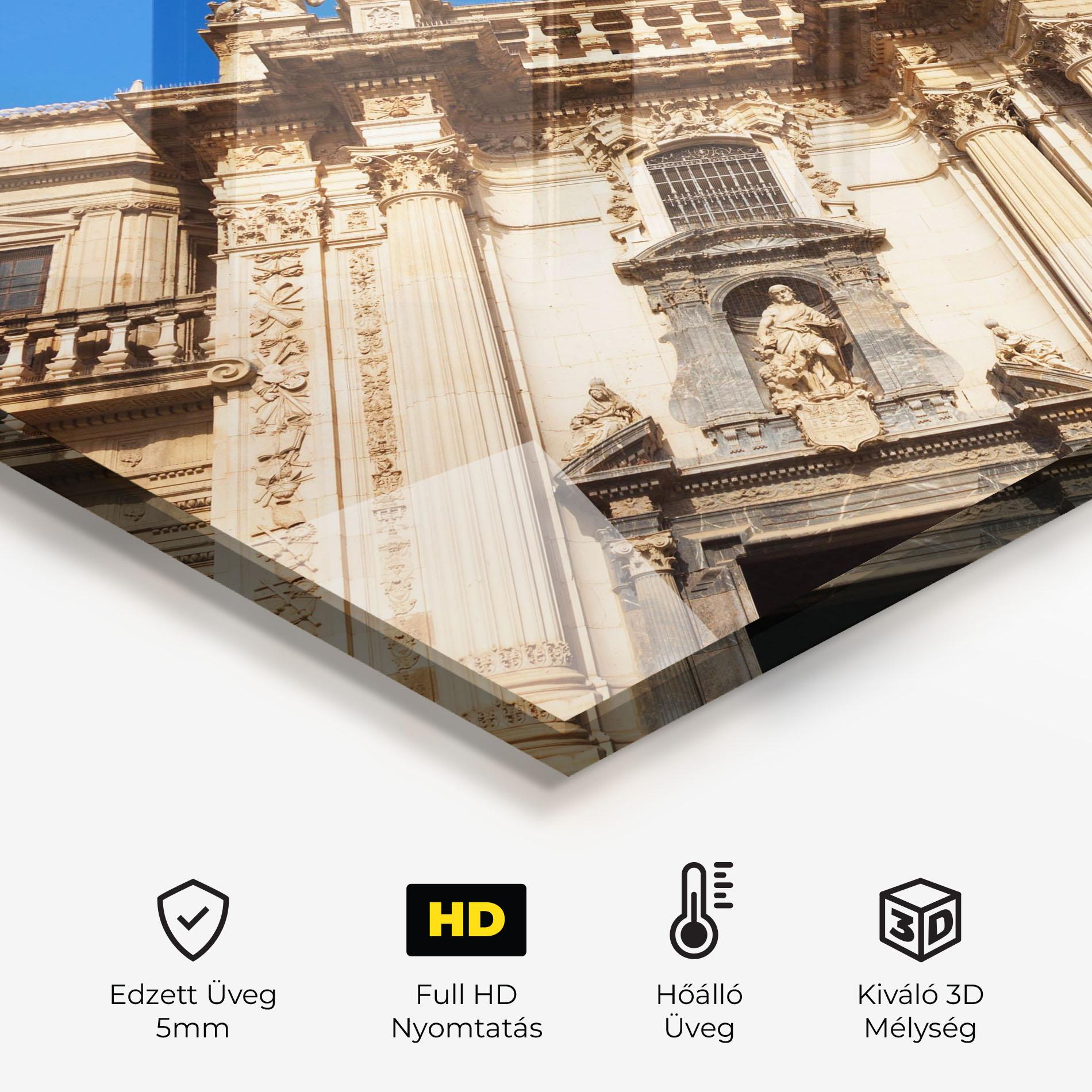 Konyhai üveg hátfal Church Saint Mary mockup 2