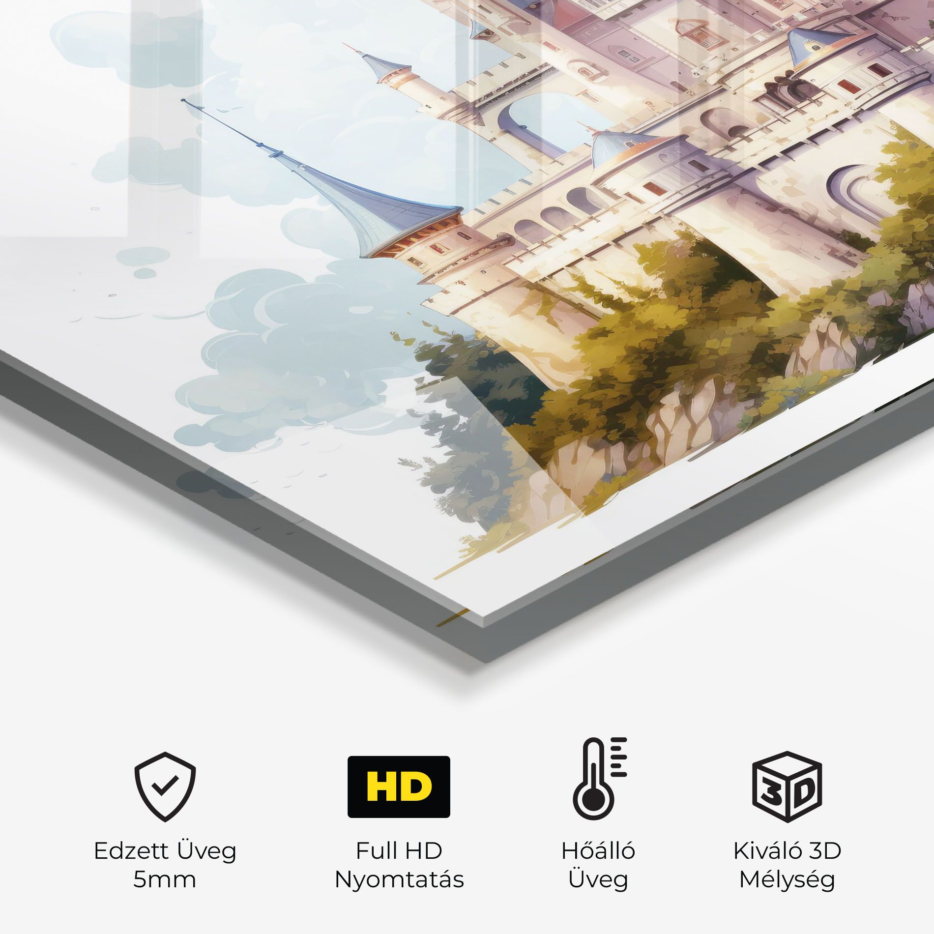 Illustration Castle mockup 2