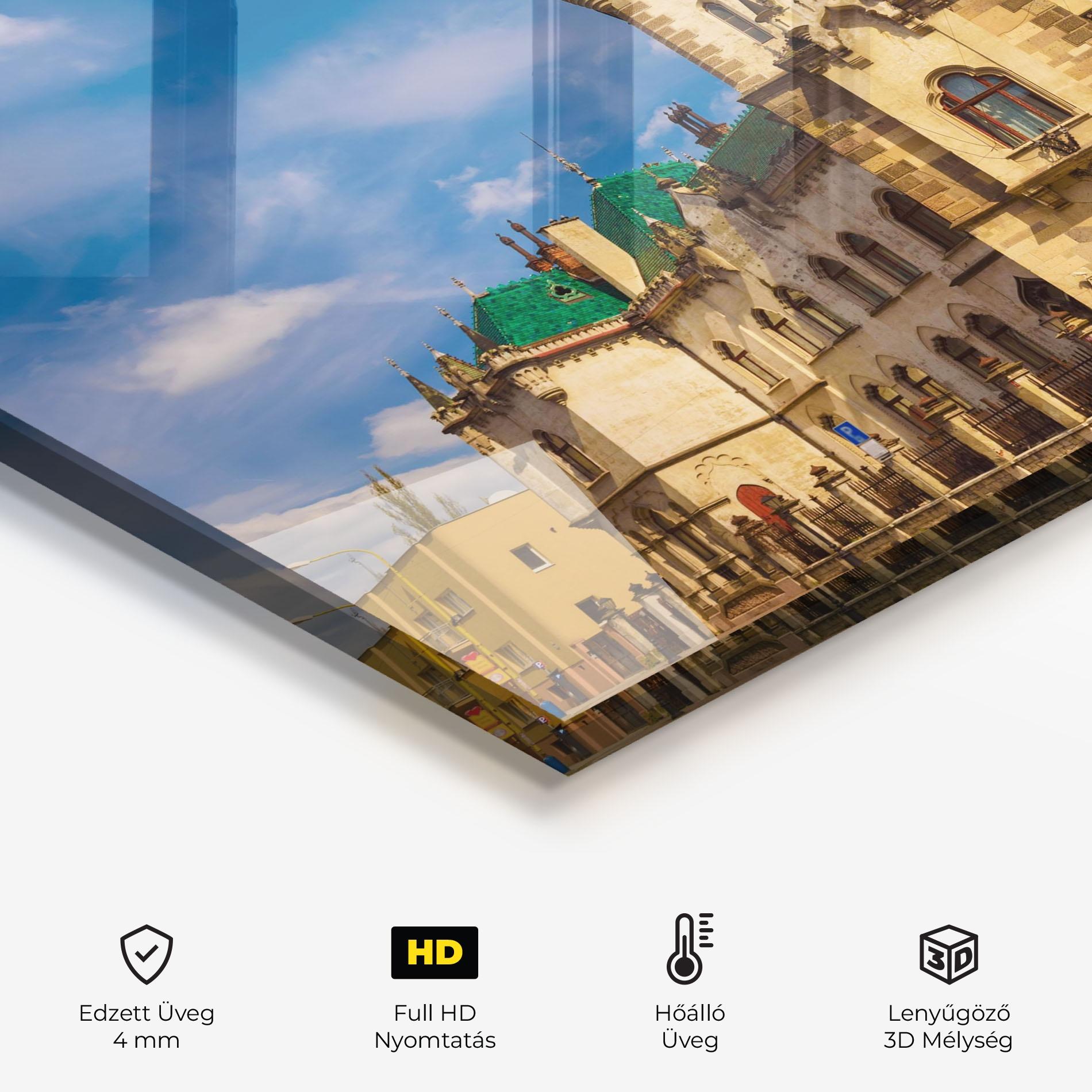 Konyhai üveg hátfal Jakabov Palace Slovakia mockup 2