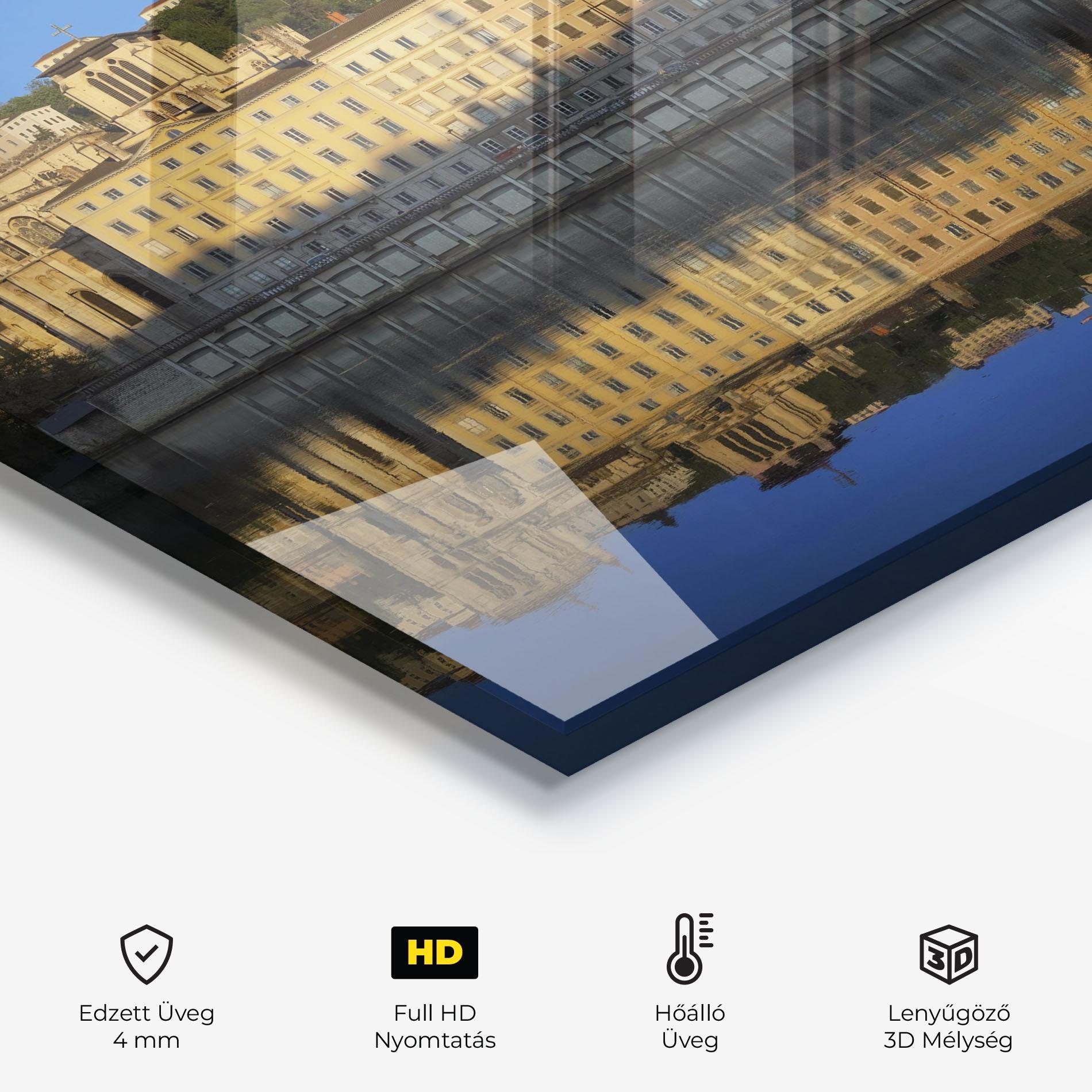 Konyhai üveg hátfal Lyon France mockup 2