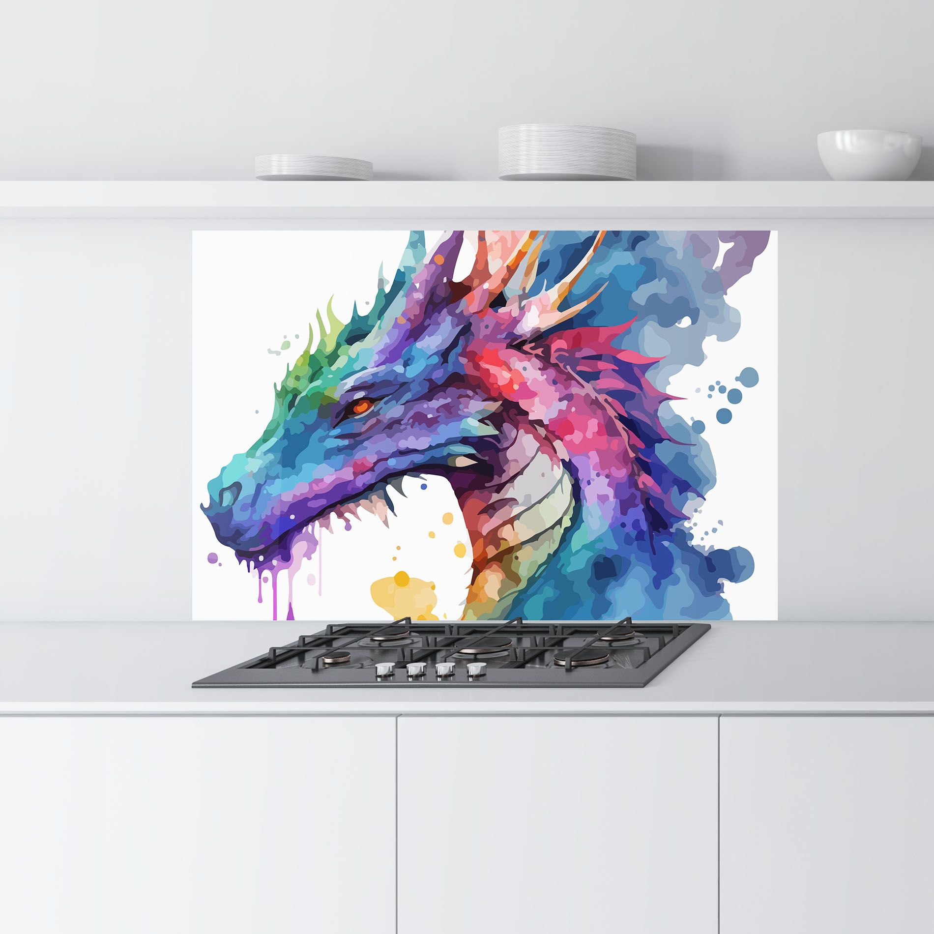 Colourful Dragon mockup 9