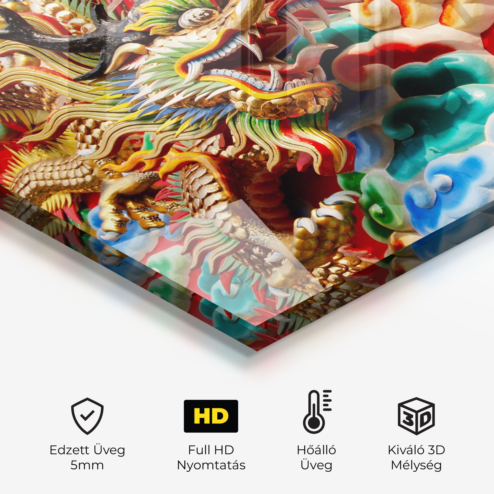 Red Golden Dragon mockup 2