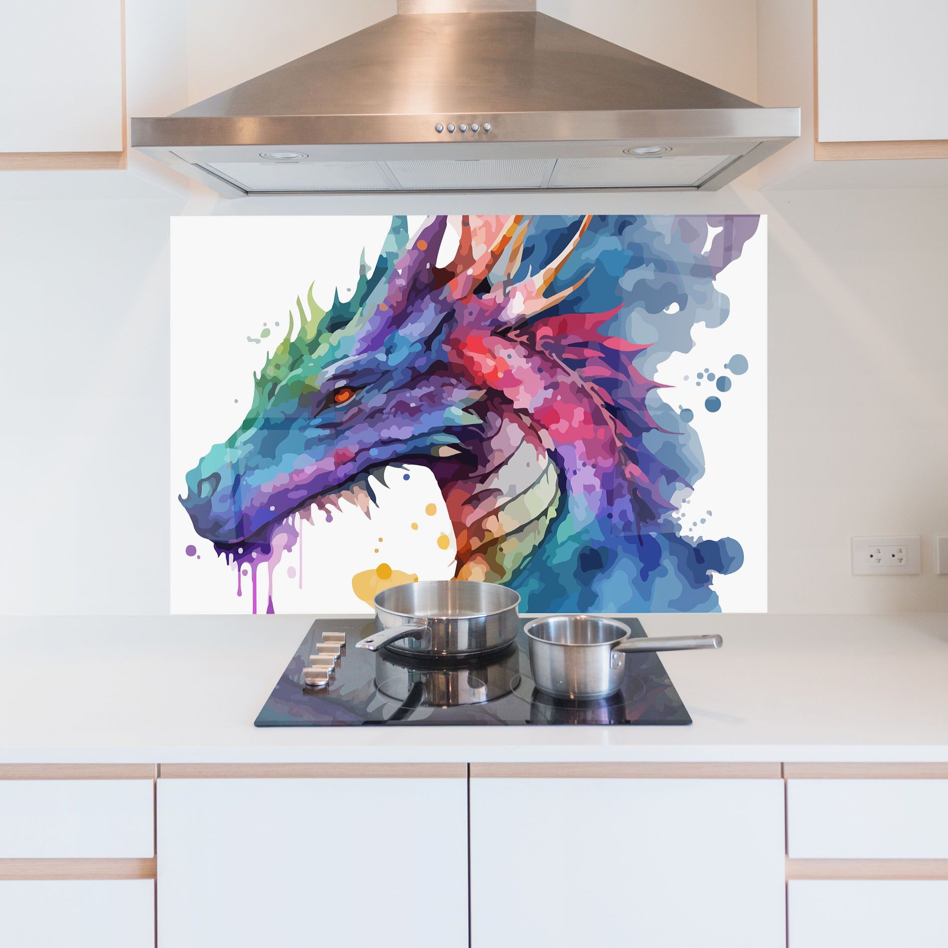 Colourful Dragon mockup 5