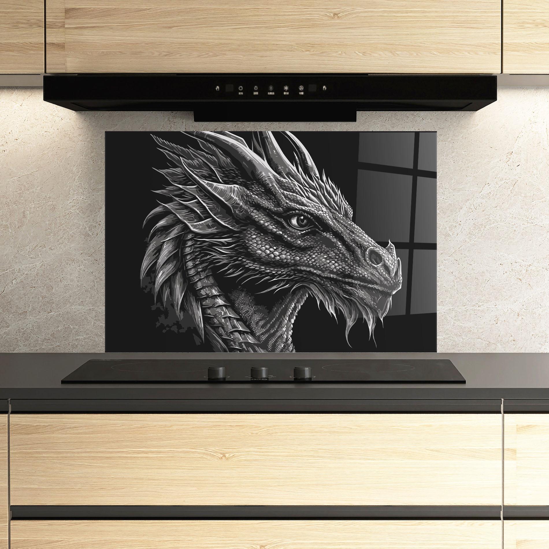 Konyhai üveg hátfal Grey Dragon mockup 3