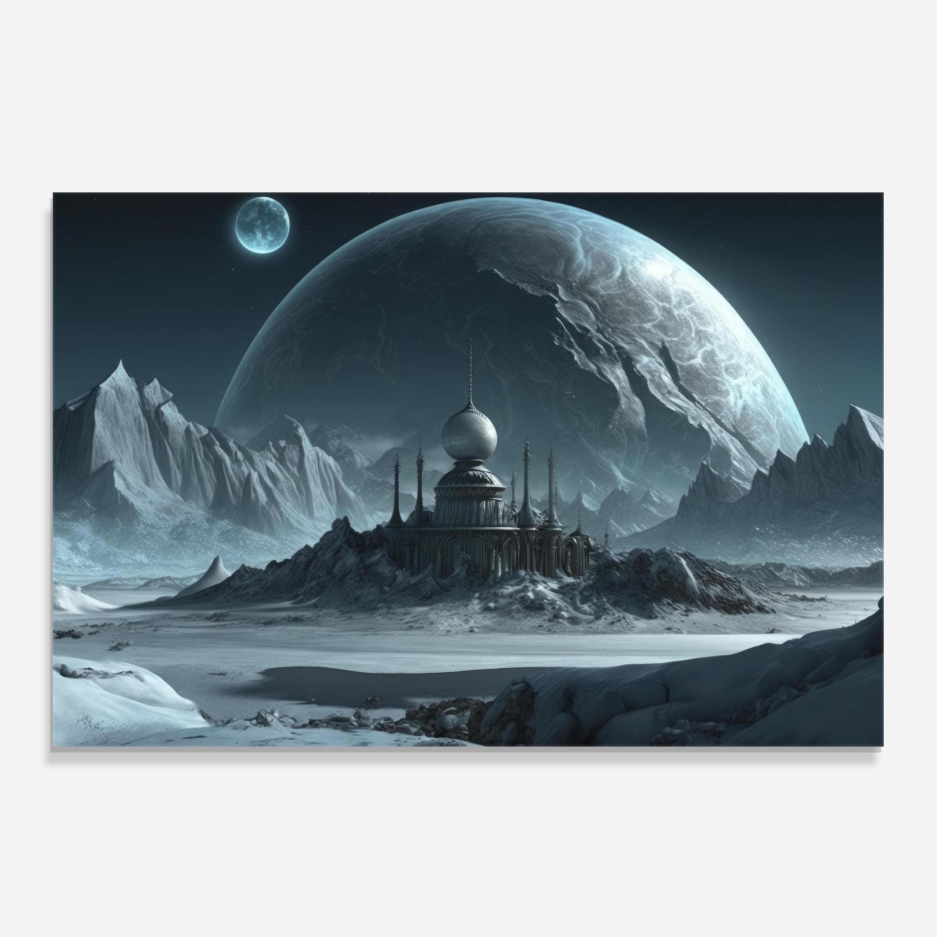 Konyhai üveg hátfal Muslim Design mockup 0