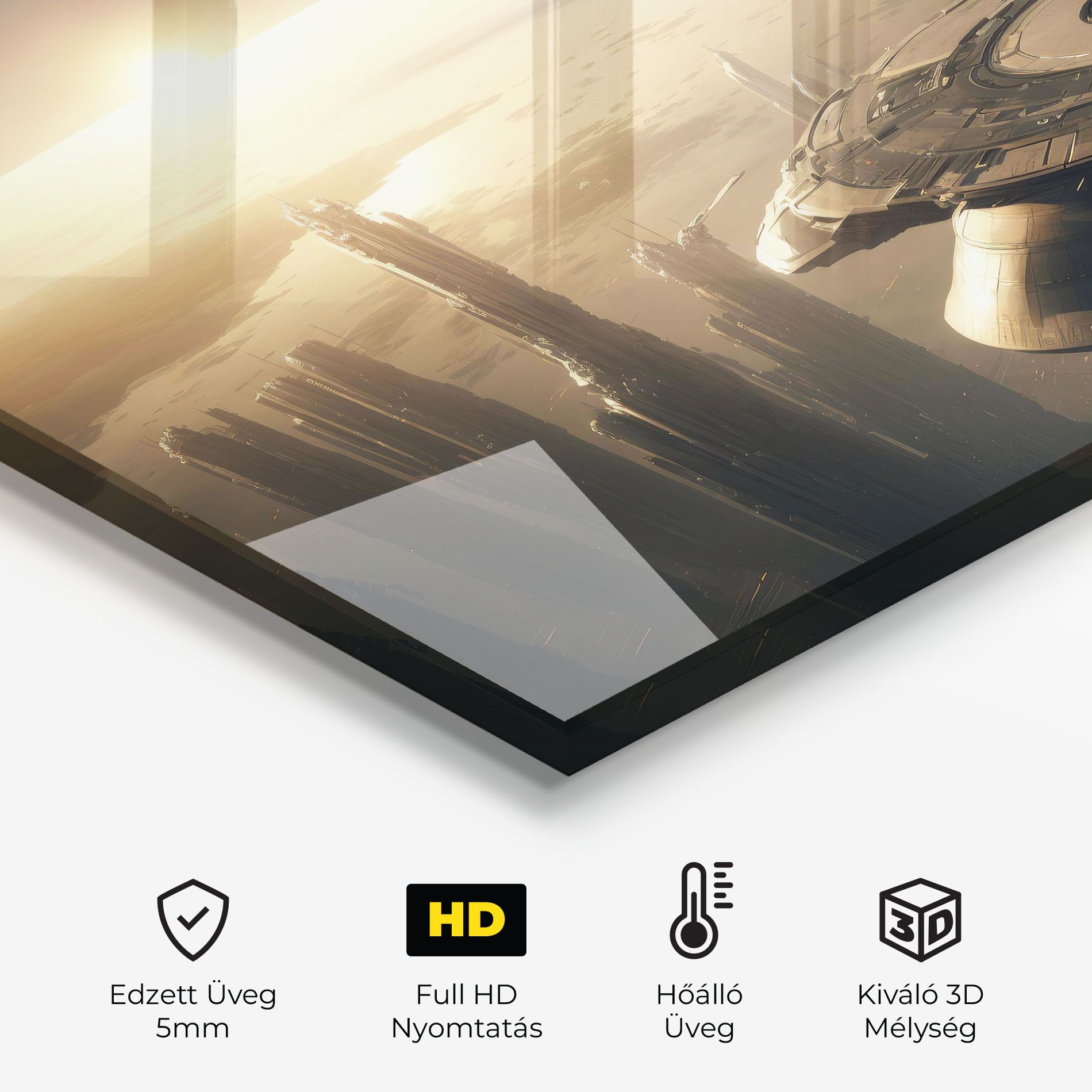 Fantasy Futuristic Cityscape mockup 2