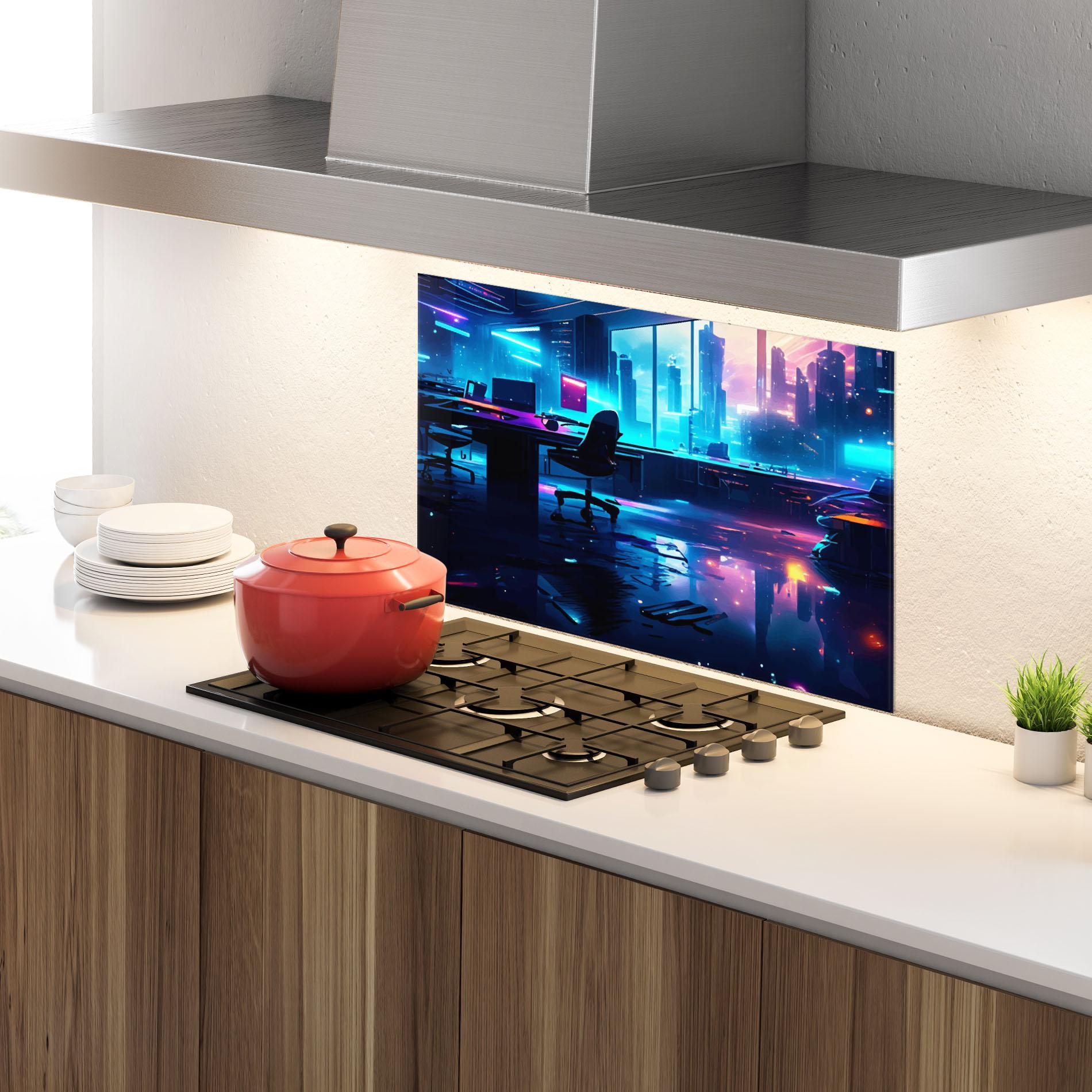 Konyhai üveg hátfal Furure Day mockup 4