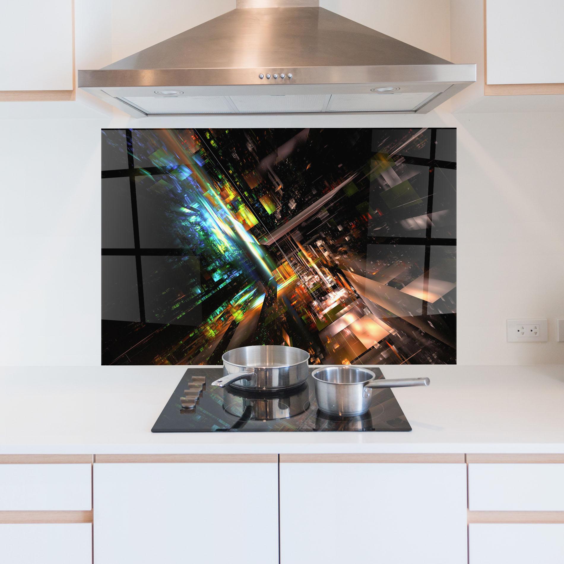 Konyhai üveg hátfal Dimension Dasher mockup 5