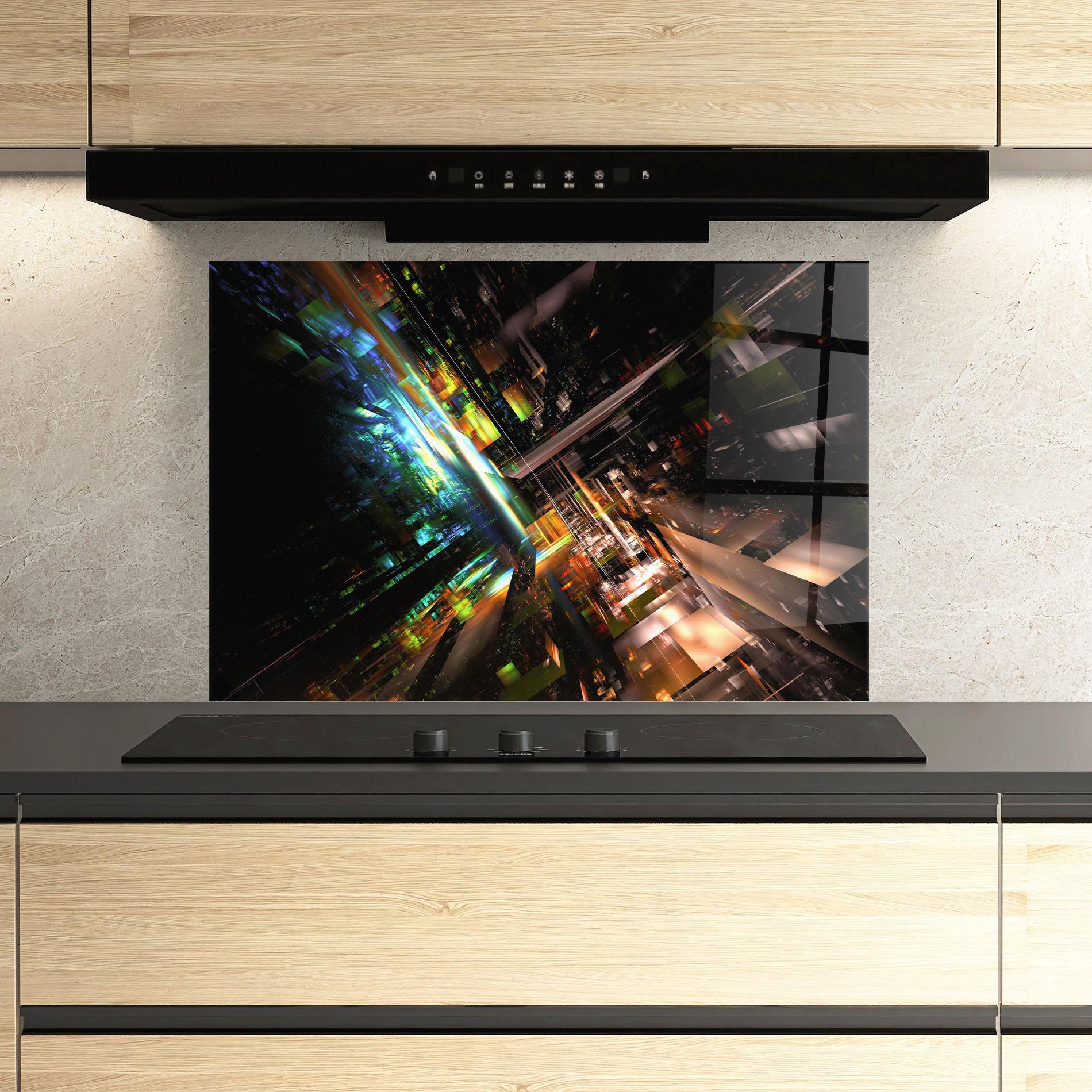 Konyhai üveg hátfal Dimension Dasher mockup 3