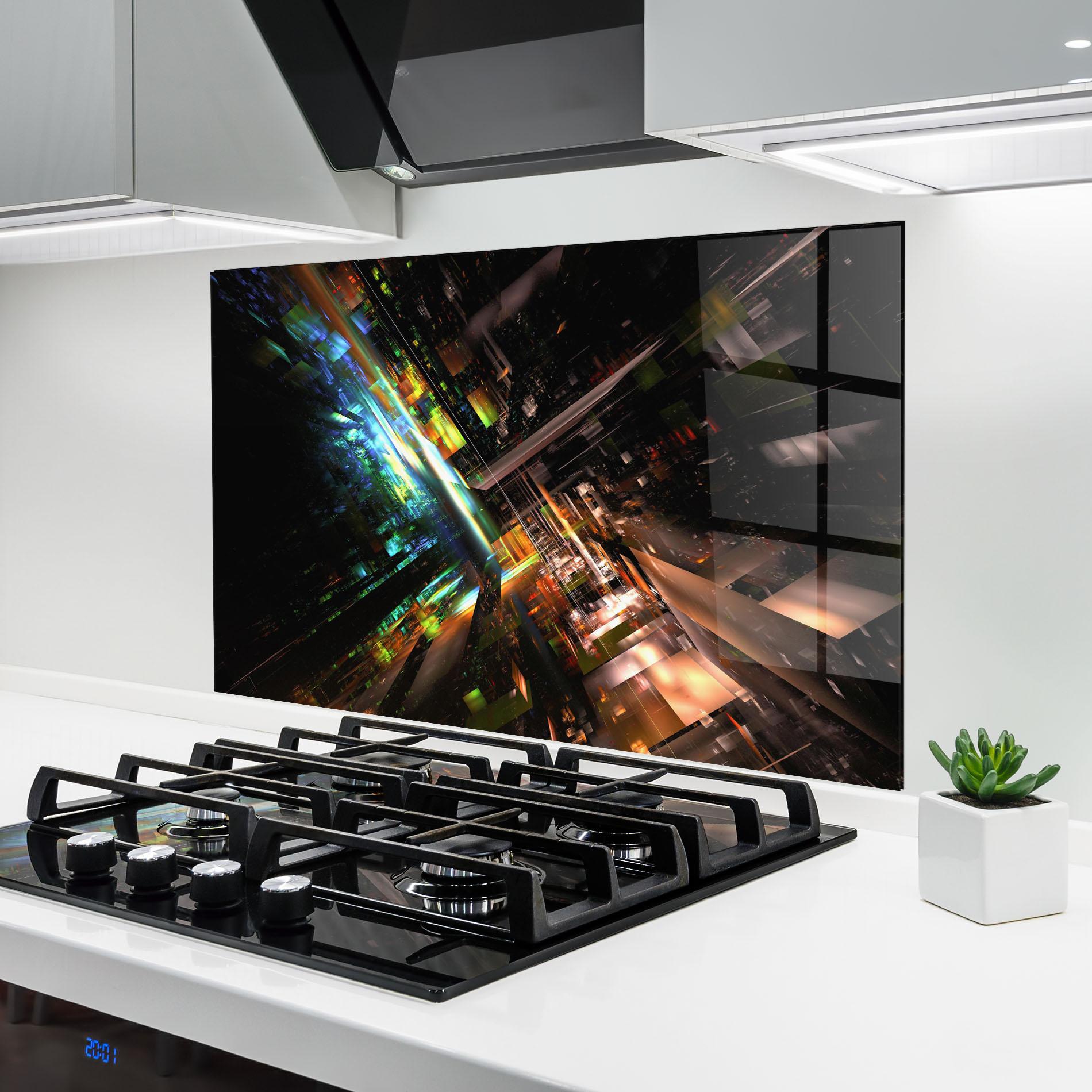 Konyhai üveg hátfal Dimension Dasher mockup 6