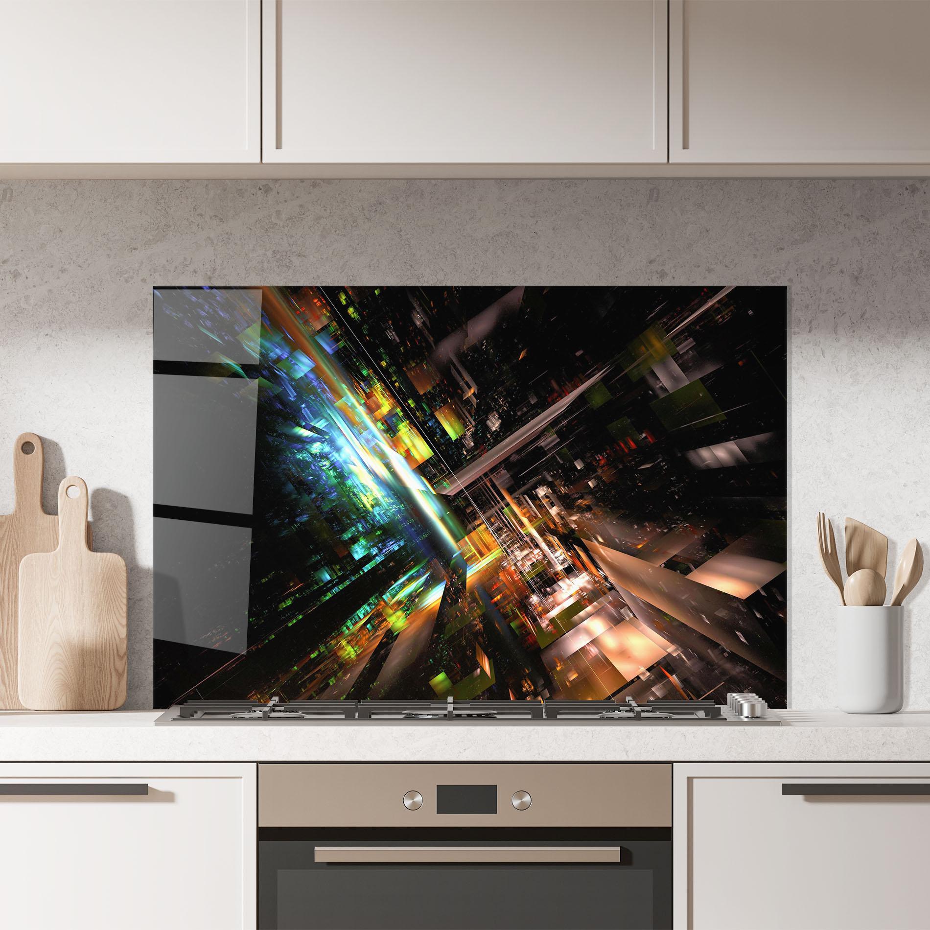 Konyhai üveg hátfal Dimension Dasher mockup 7