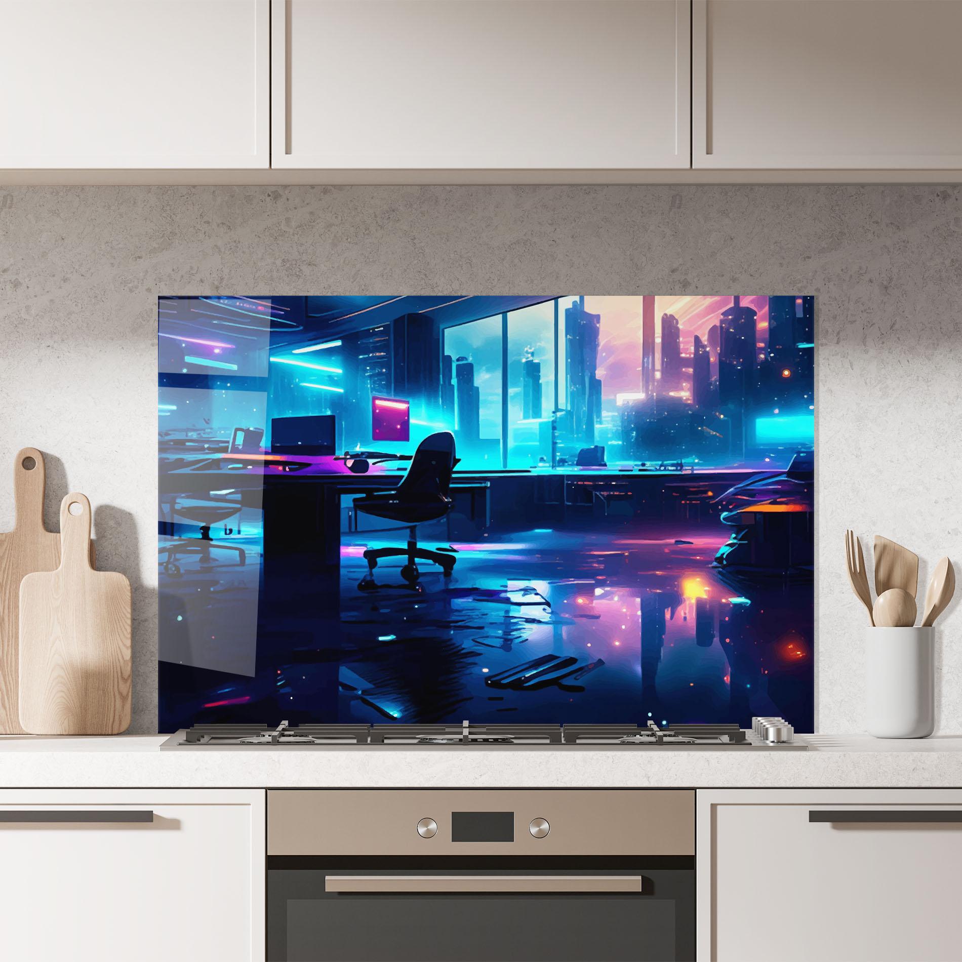 Konyhai üveg hátfal Furure Day mockup 7