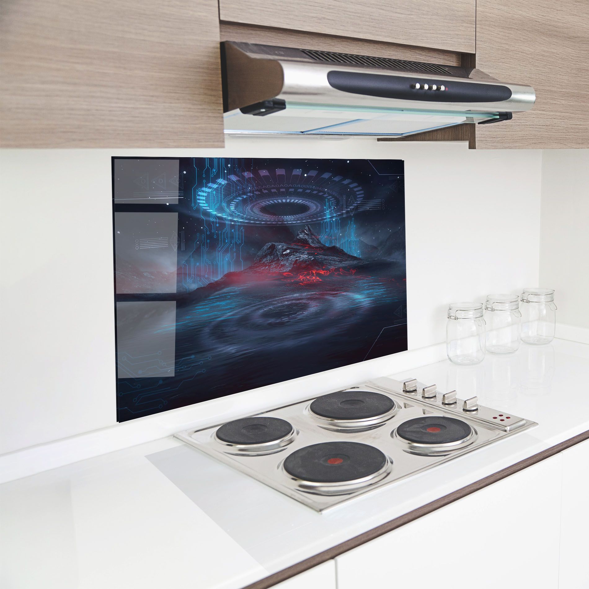 Neon Space Galaxy mockup 8