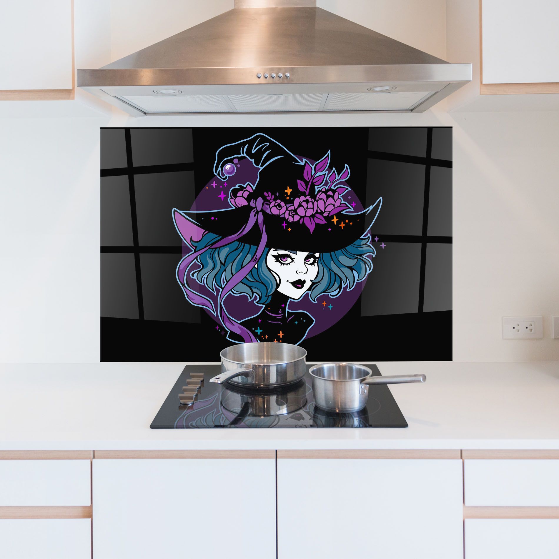 Cute Purple Witch mockup 5