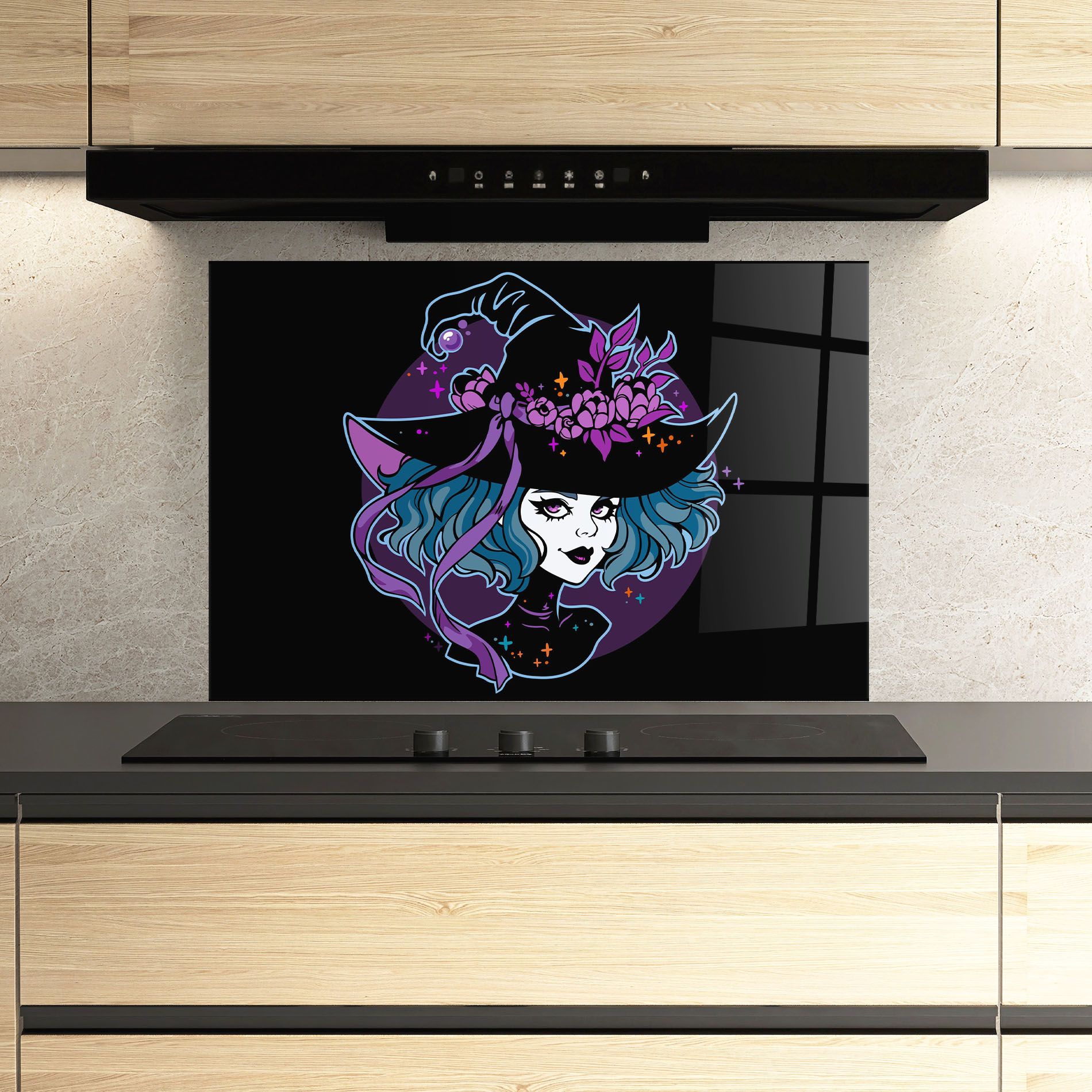 Cute Purple Witch mockup 3
