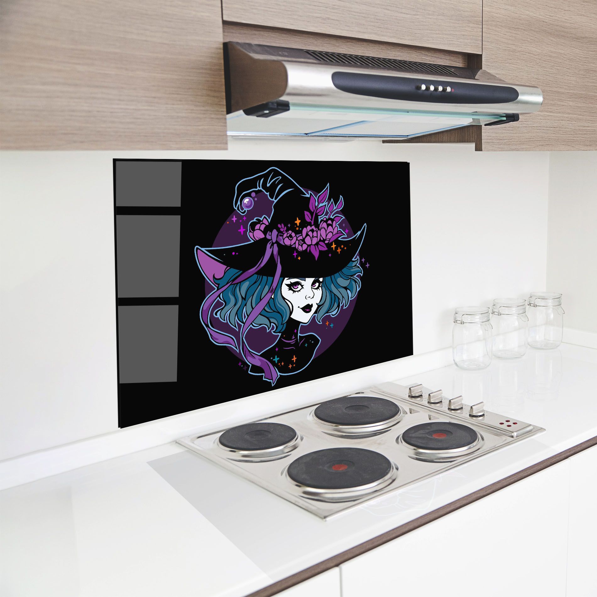 Cute Purple Witch mockup 8