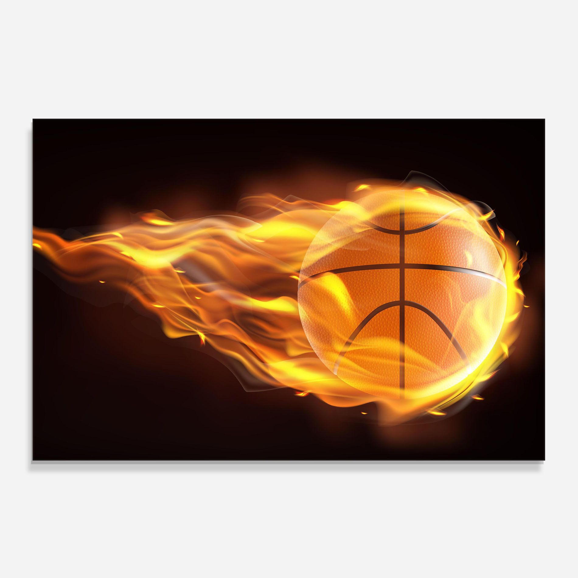 Basketball On Fire mockup 0
