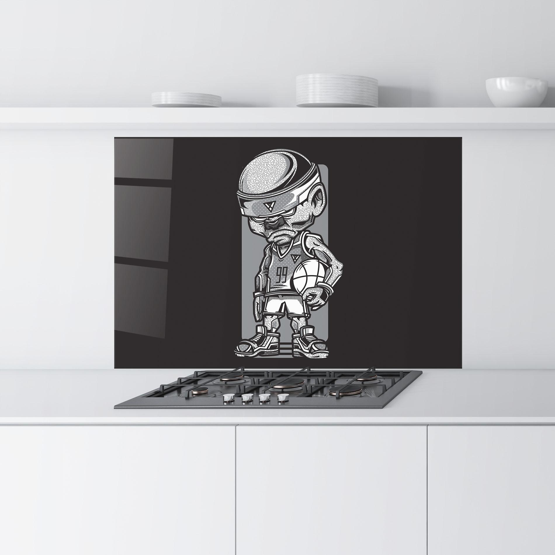 Konyhai üveg hátfal Old Man Basket mockup 9