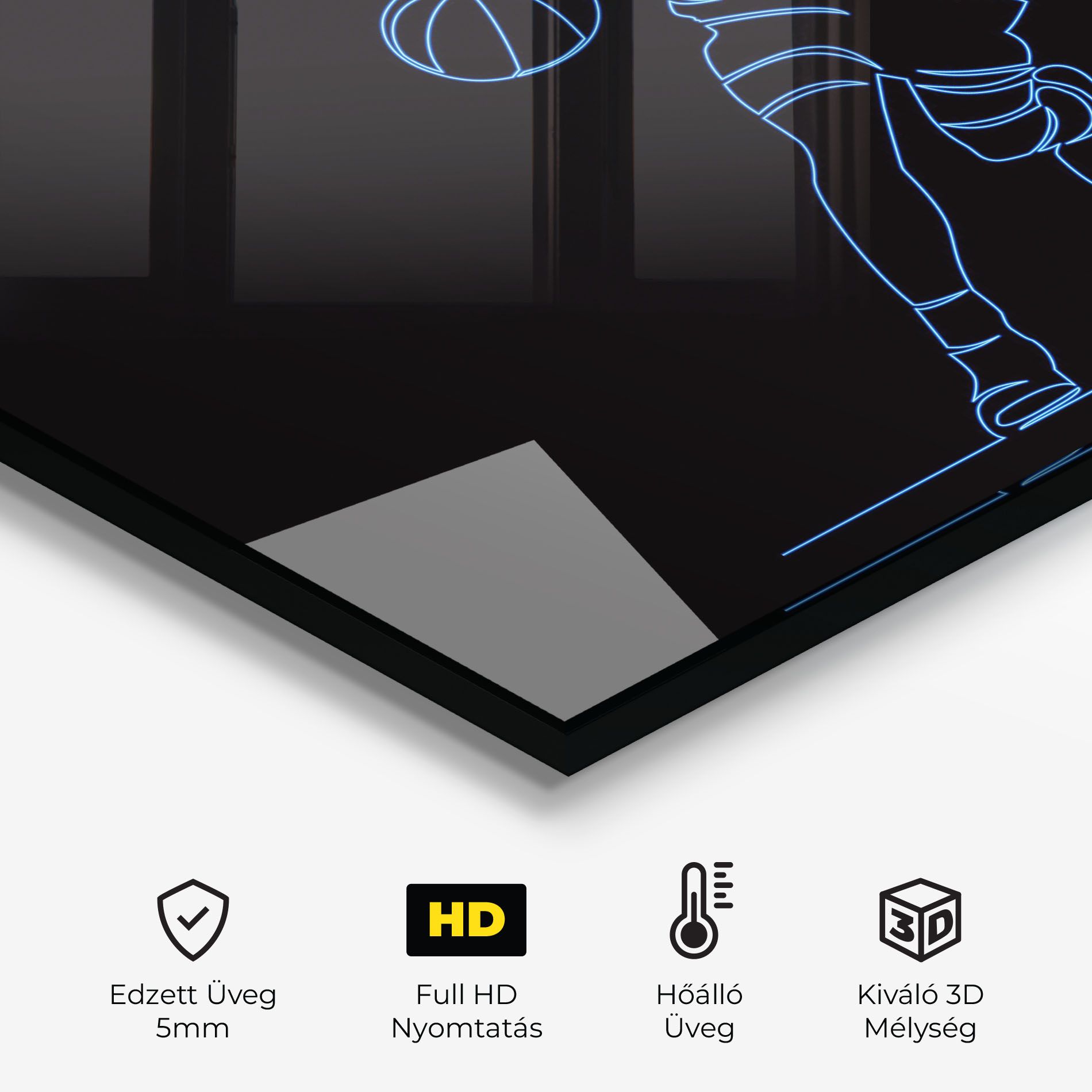 Neon Basketball Player mockup 2