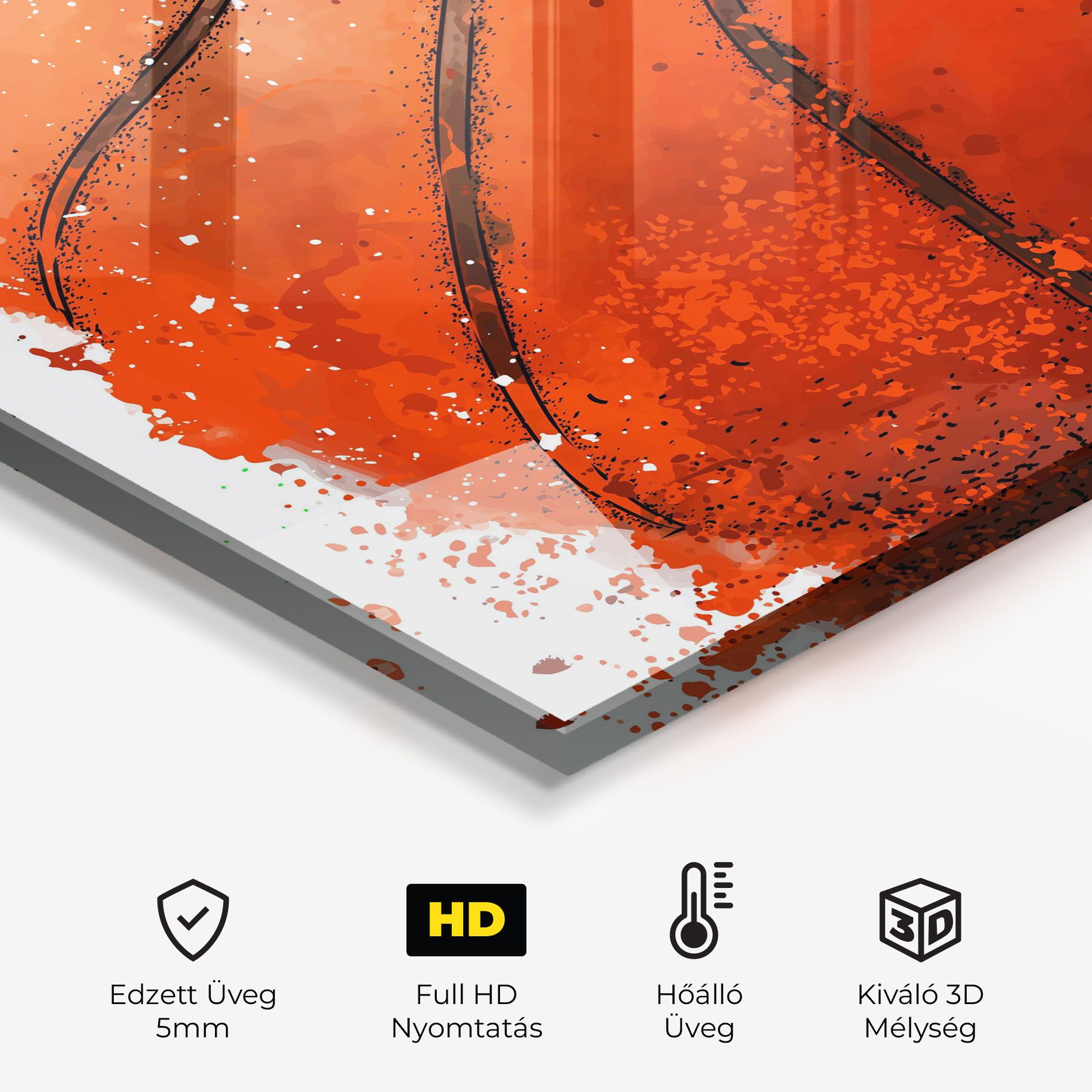 Orange Basket Ball mockup 2